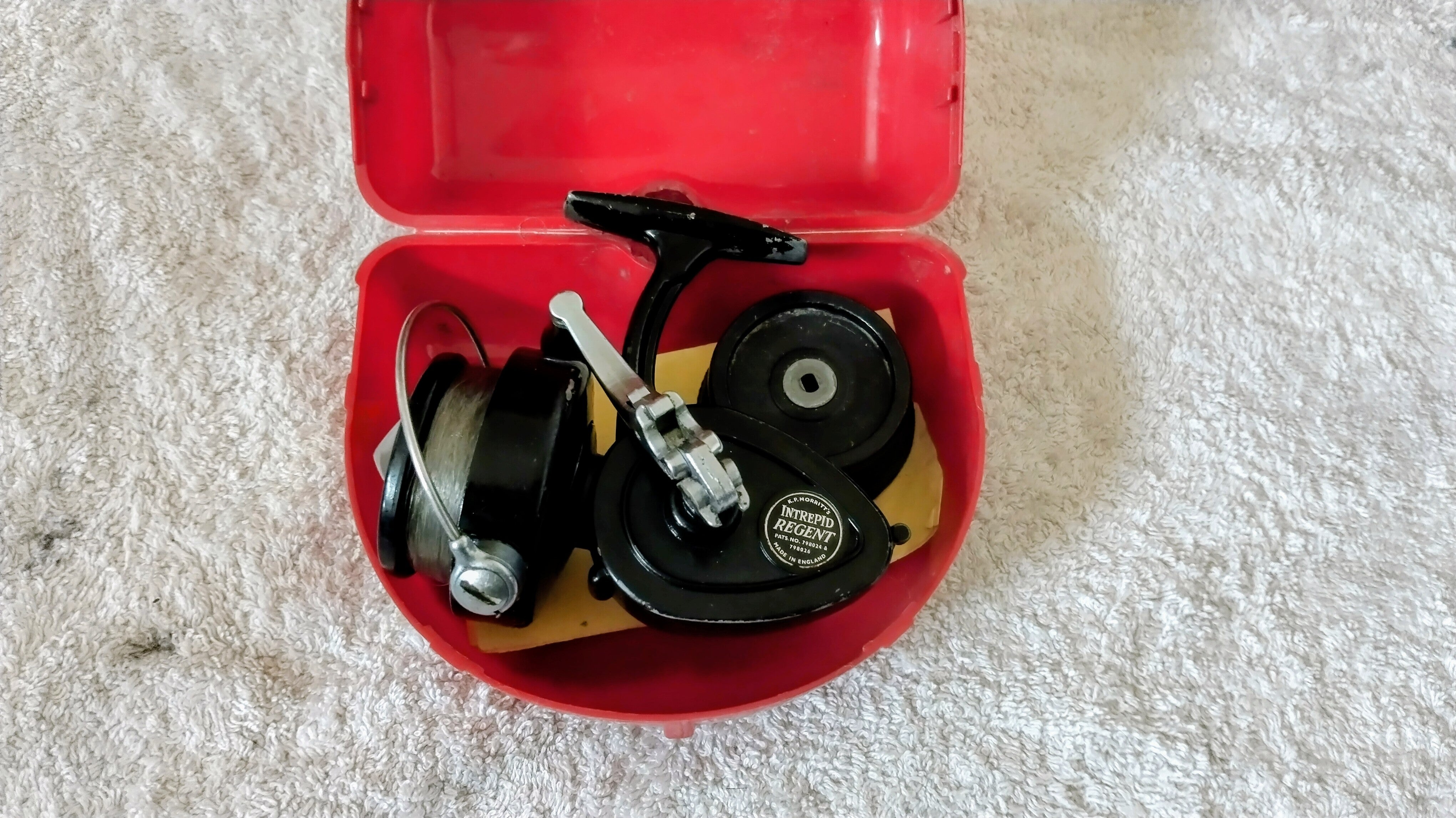 Vintage Intrepid Regent Spinning Reel - Boxed with Spare Spool - Classic British Tackle