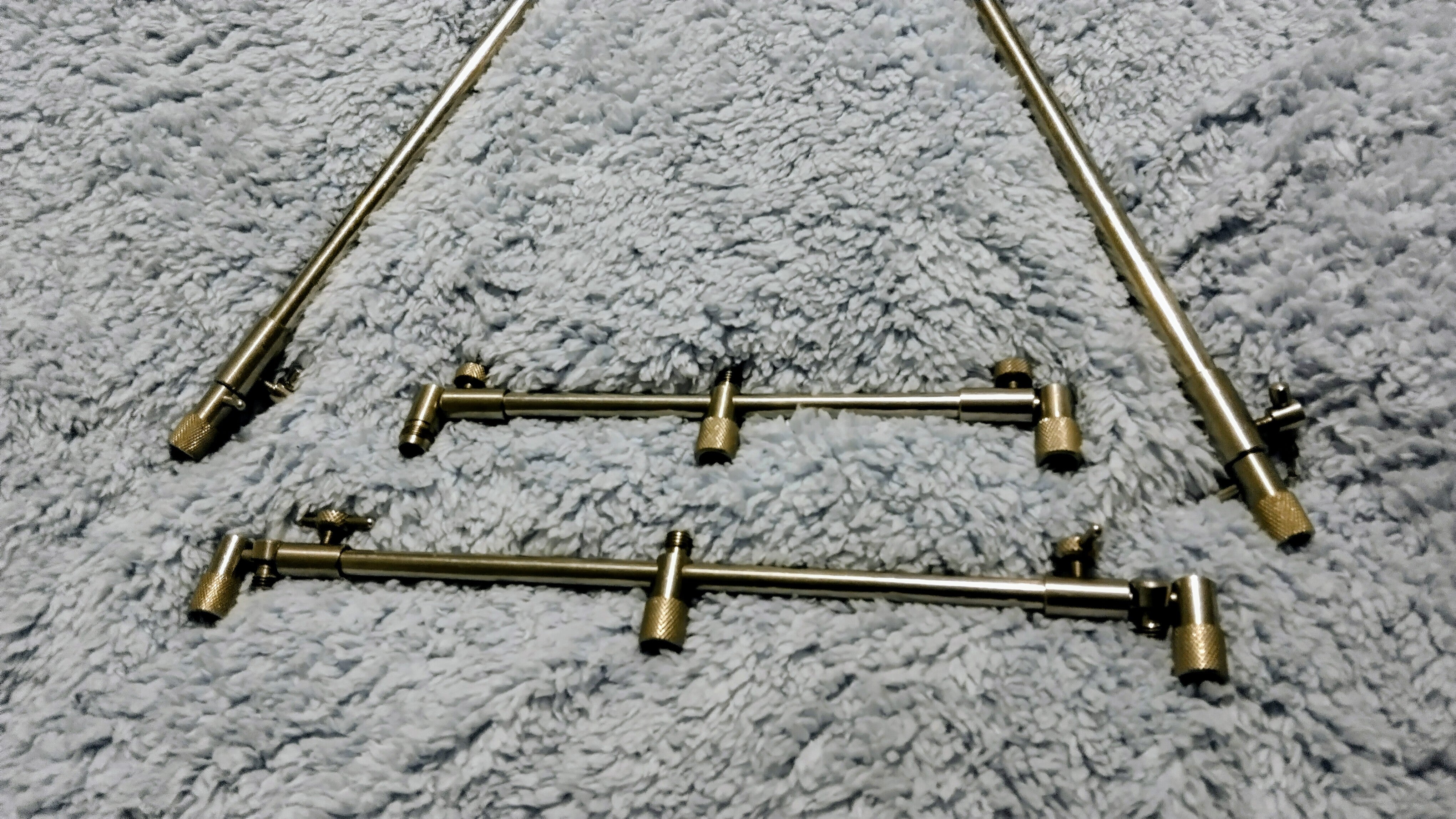 Solar Tackle Stainless Steel 3-Rod Goalpost Setup - Bank Sticks & Buzz Bars Set