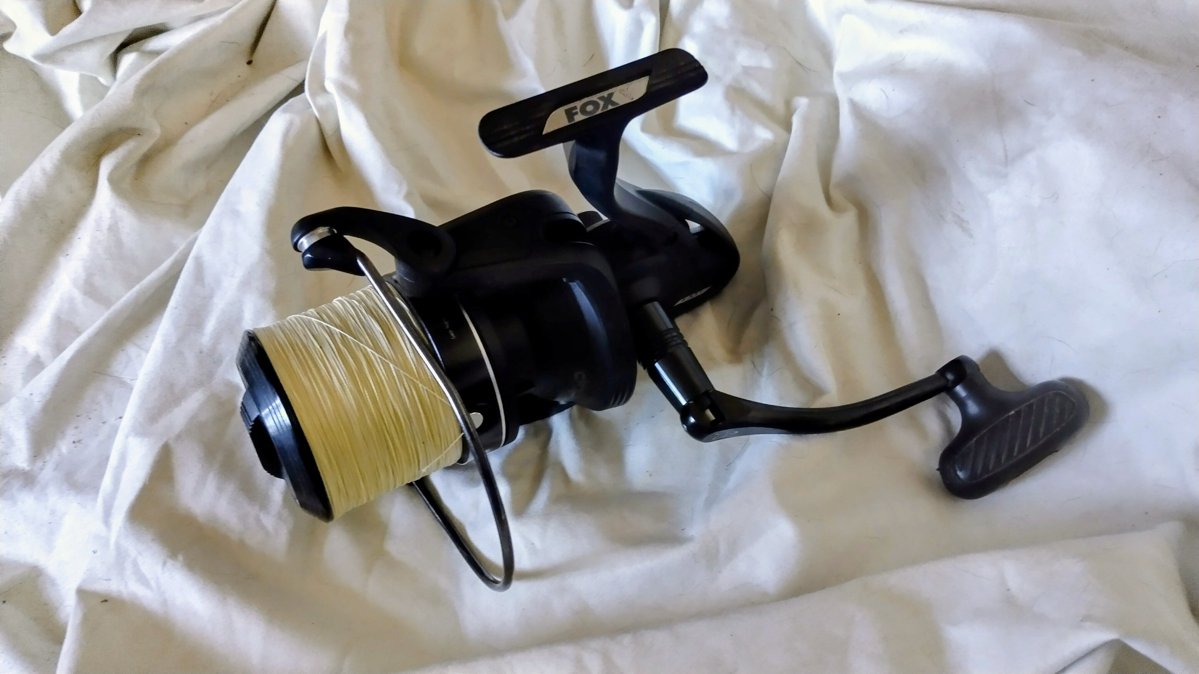 Fox FX11 Big Pit Carp Reel Spod Marker With 30lb Yellow Braid