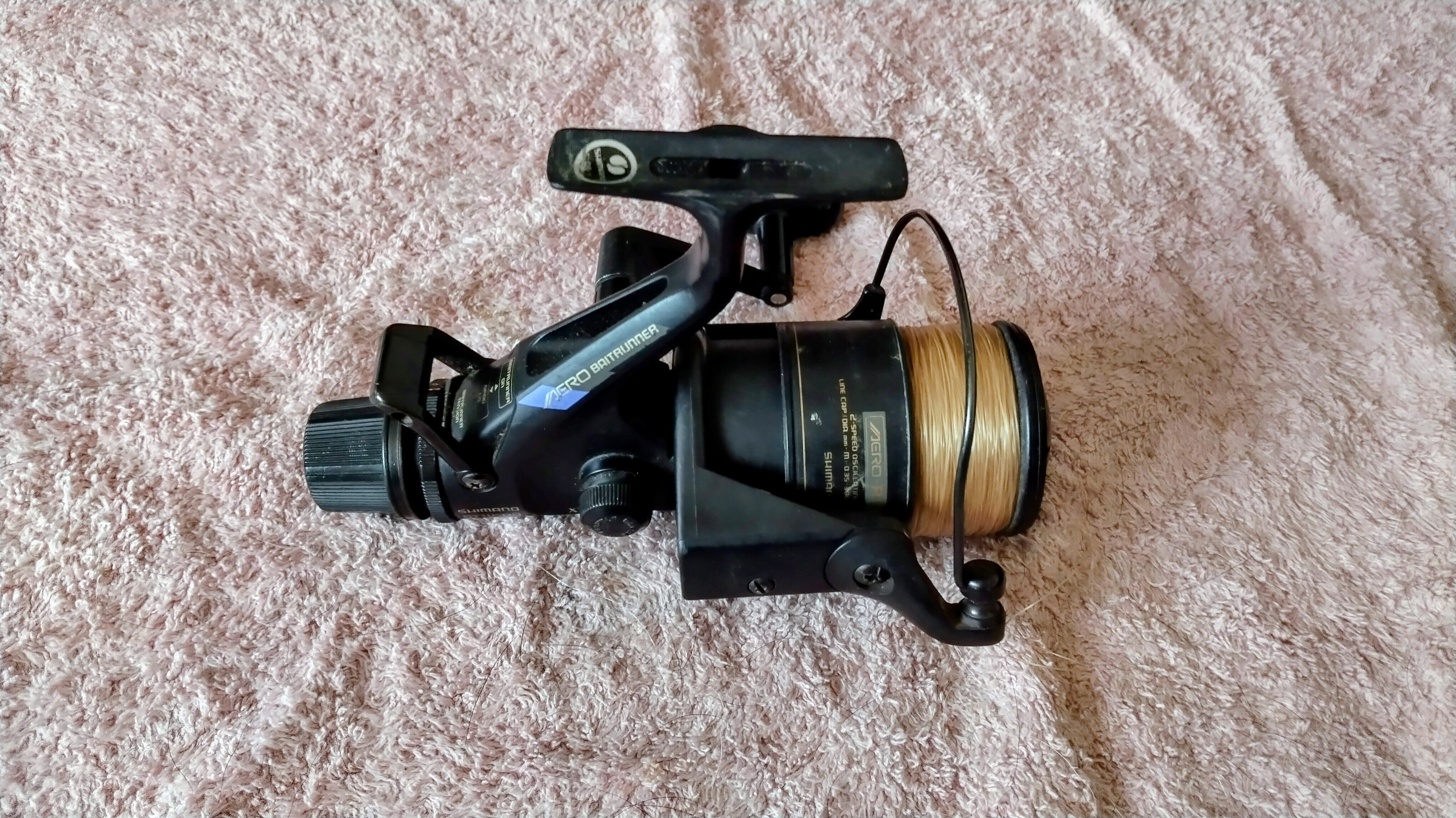 Shimano Aero 4500GT Baitrunner Reel with Original Case - Used Working Order