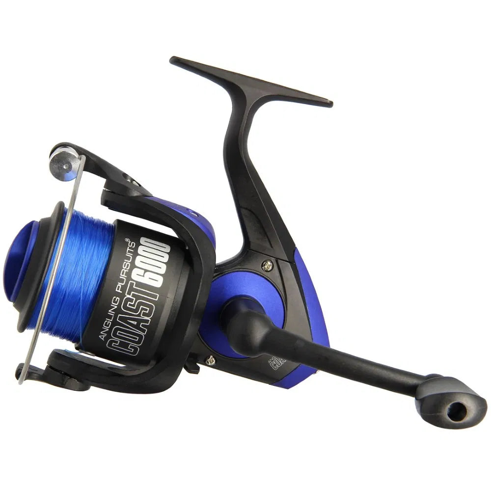 coast fishing reels Angling Pursuits 'Coast' 60 Size Sea Fishing Reel loaded with 20lb Lin
