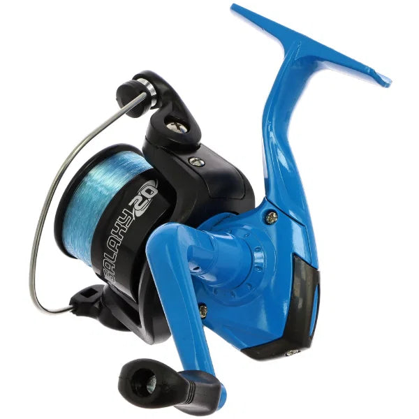 Angling Pursuits Galaxy 20 Front Drag Fishing Reel - Inc 8lb Line Black/Blue