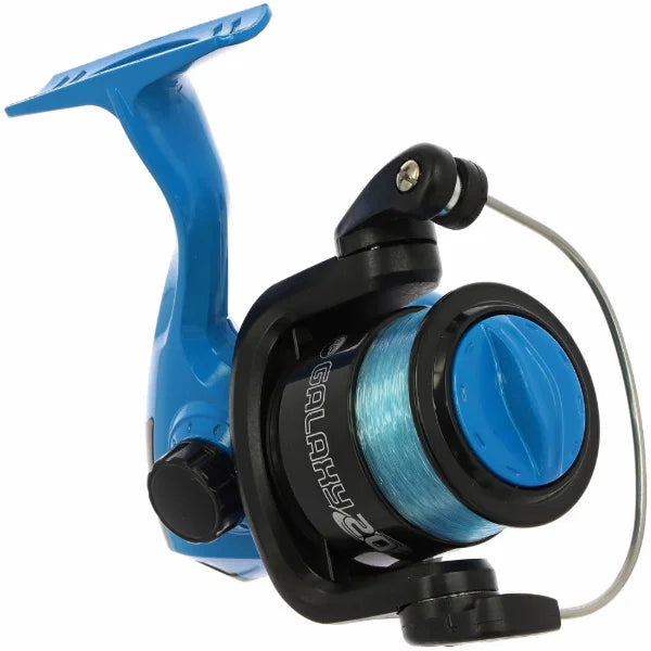 Angling Pursuits Galaxy 20 Front Drag Fishing Reel - Inc 8lb Line Black/Blue