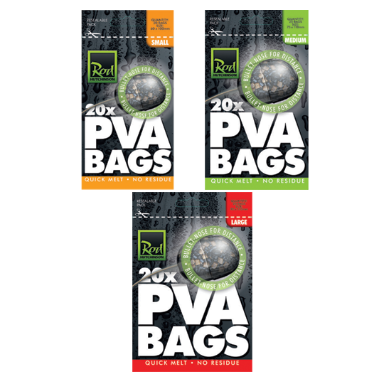 Rod Hutchinson PVA Bag Range | All Sizes | Solid Bag Carp Fishing