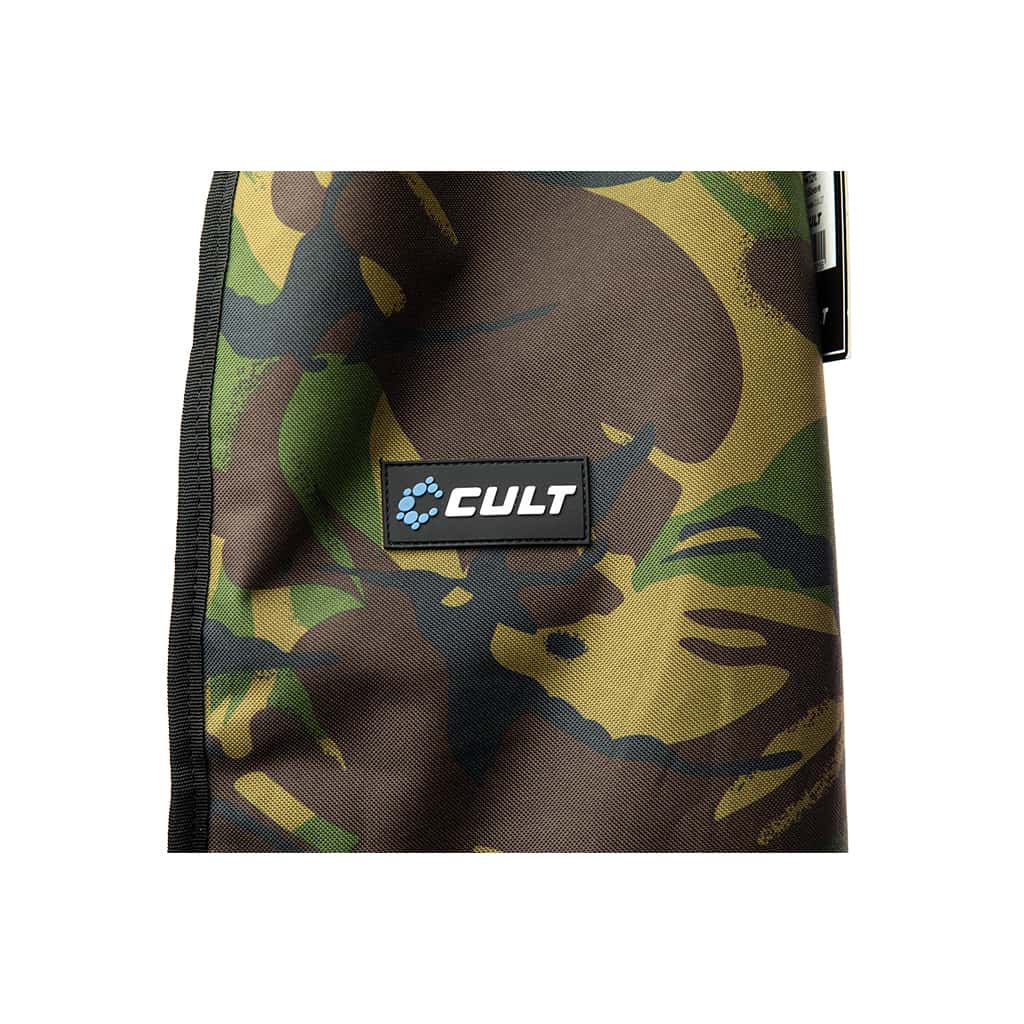 Cult DPM 3 Rod Holdall 12ft Carp Fishing Rod Luggage Big Pit Reel 50mm Butt Ring