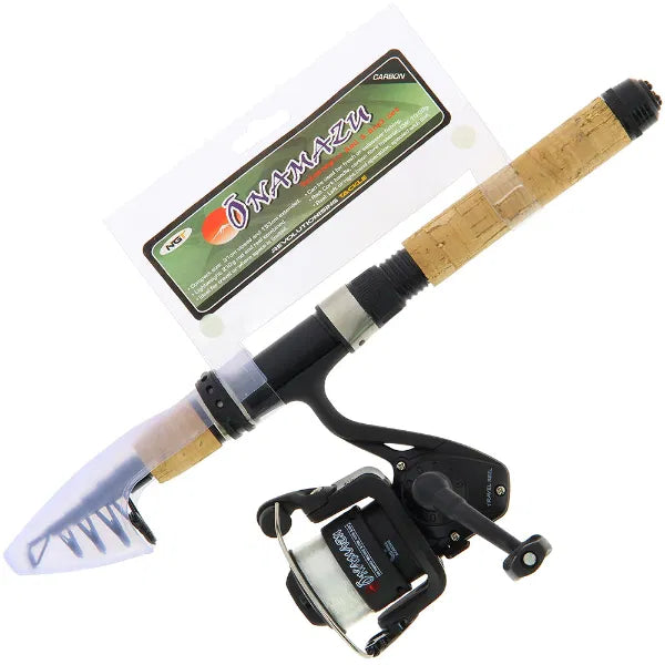 NGT Onamazu 5ft 'Mini' Travel Telescopic Carbon Fibre Rod & Reel Combo