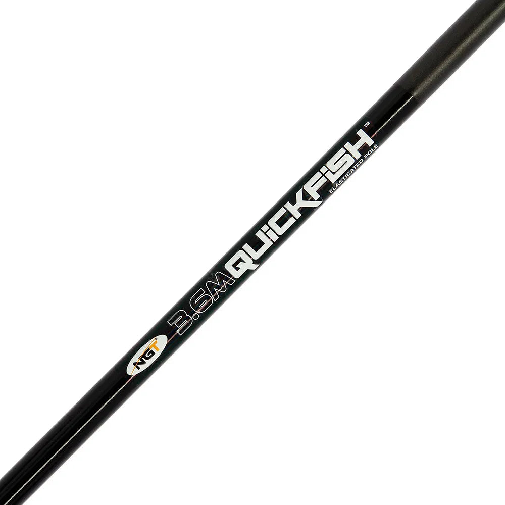 NGT Quickfish Combo - Elasticated Pole with Rig & Disgorger - Choose from 3.6m or 5.7m