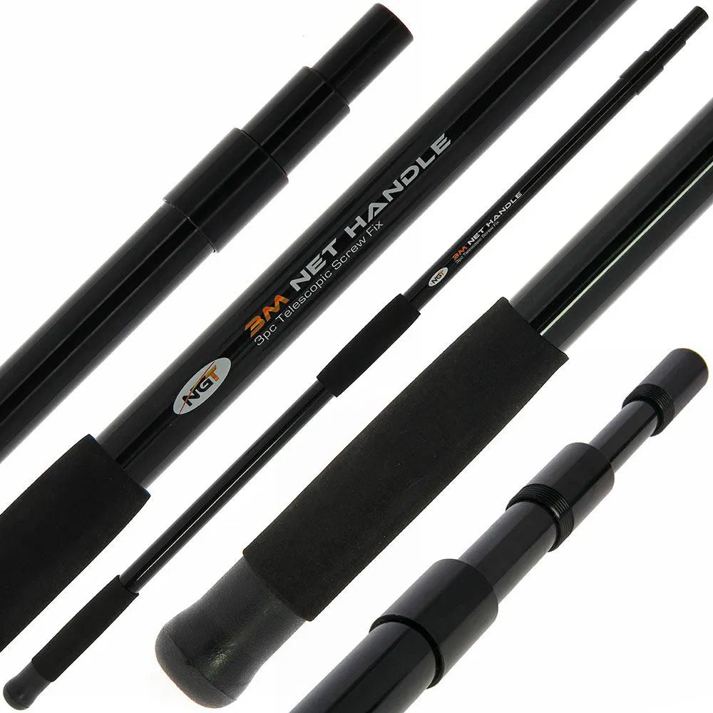 NGT XPR Specimen Screw-Fix 3m Landing Net Handle