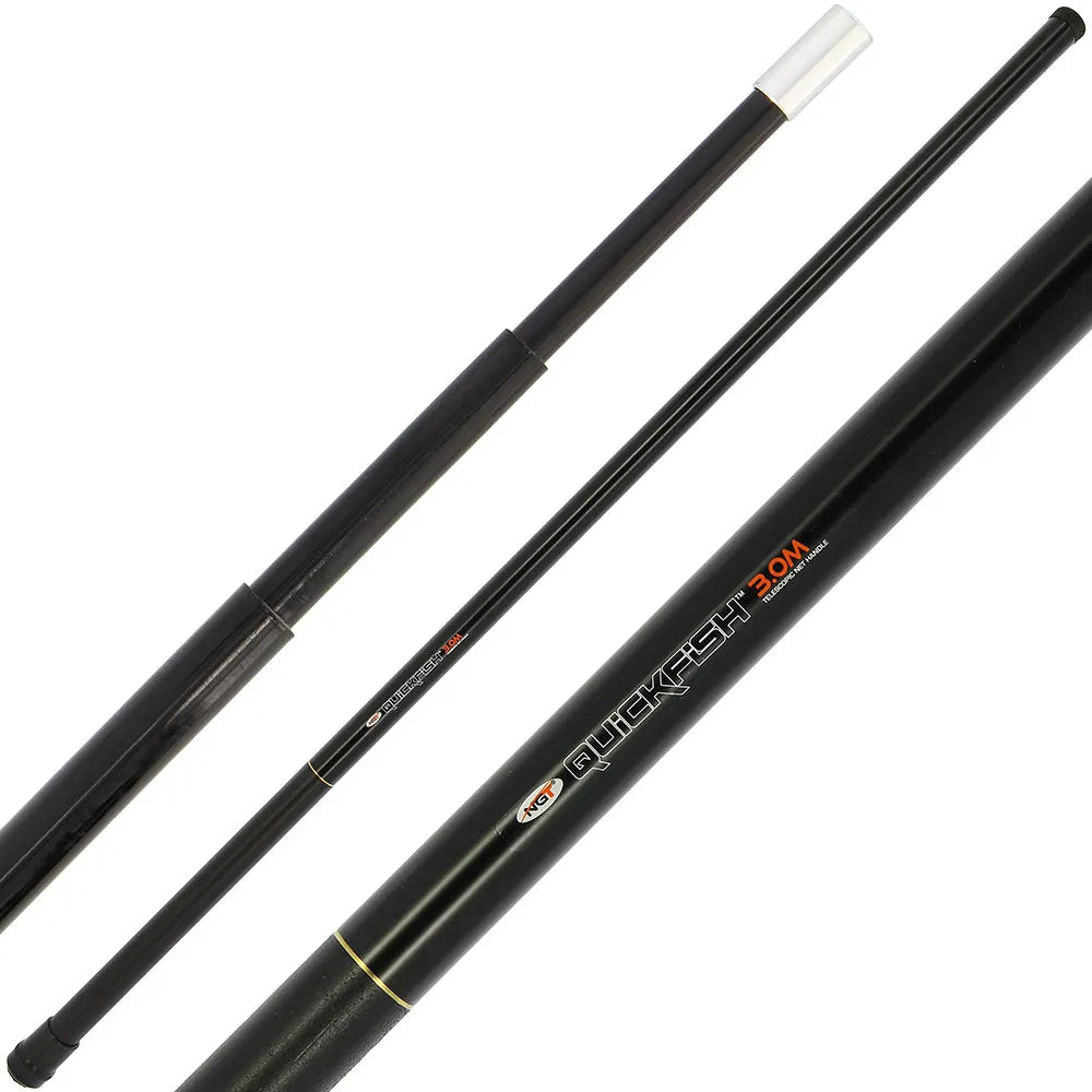 Quickfish Match Fishing 3m Telescopic Landing Net Handle