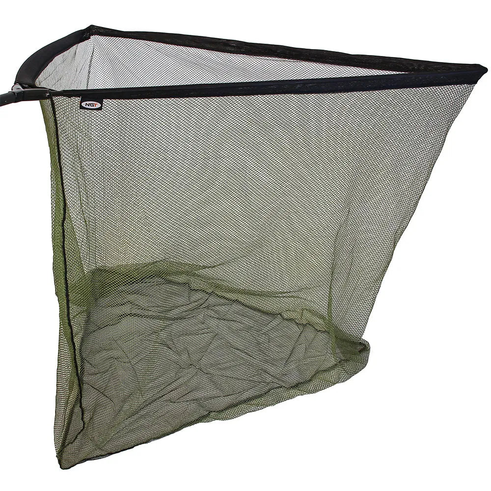 42" Two-Tone Mesh Carp Landing Net With Metal Spreader Block