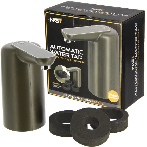 NGT Auto Water Tap USB Rechargeable LED Night Light Bivvy Sink Fishing Camping