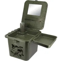 NGT Bivvy Sink & 10L Water System | Portable Bankside Washing Station & Mirror