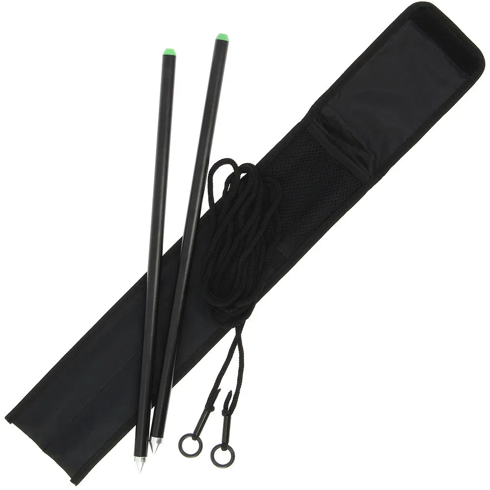 NGT Carp Fishing Distance Sticks - Inc Glow in the Dark Tips and Case