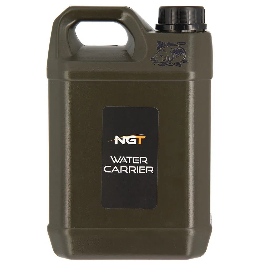 NGT 2.5L Water Container Heavy Duty HDPE BPA-Free Compact Fishing Water Carrier