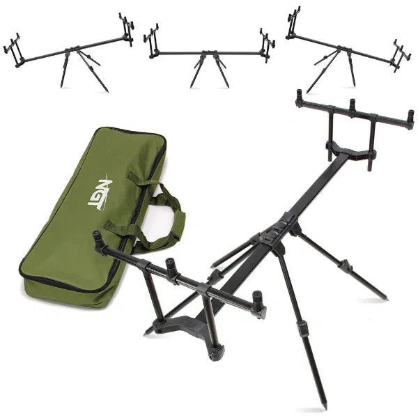 NGT Slider 3 Rod Pod Outfit |Inc Alarms Swingers Butt Grips Case
