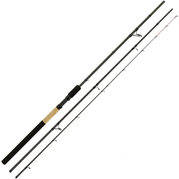 NGT XT Feeder Rod 11ft 3pc Carbon Fishing Rod with 3 Carbon Tips - 120g Casting