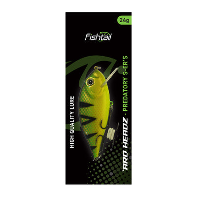 FISHTAIL Pike Perch Predator Fishing Lures Minnow Roach Tiger Goldfish 16g 24g