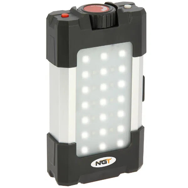 NGT 21 LED 500 Lumen Bivvy Light with USB Rechargable 10400mAh Battery and Powerbank