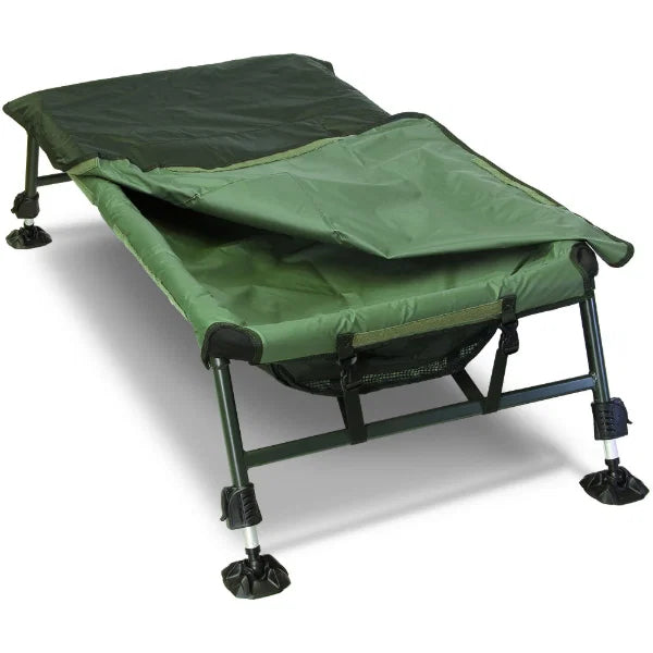 NGT Deluxe XL Euro Carp Cradle Adjustable Legs Mud Feet & Integrated Safety Cover