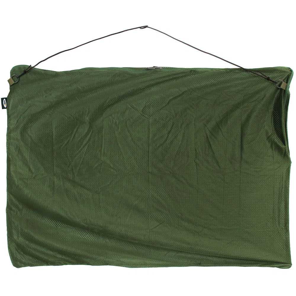 NGT Mesh Carp Sack 120 x 85cm Large Soft Mesh Fish Retention Zip Drawstring