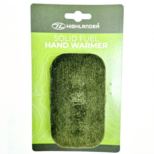 Solid Fuel Hand Warmer - Charcoal Pocket Heater - Velvet Covered - Winter Fishing