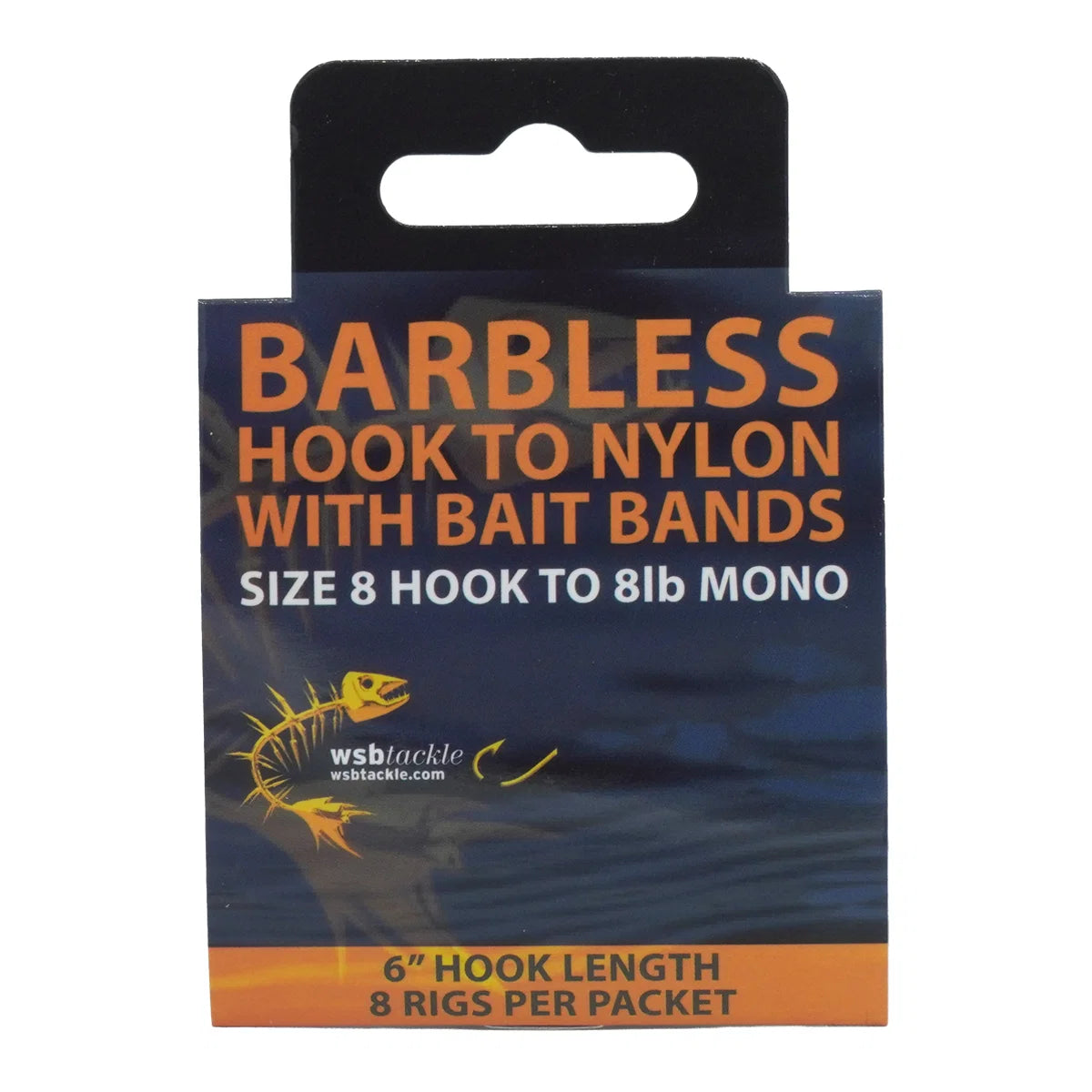 Banded Barbless Hooks to Nylon Bait Bands Pellet Rigs Sizes 8 10 12 14 16