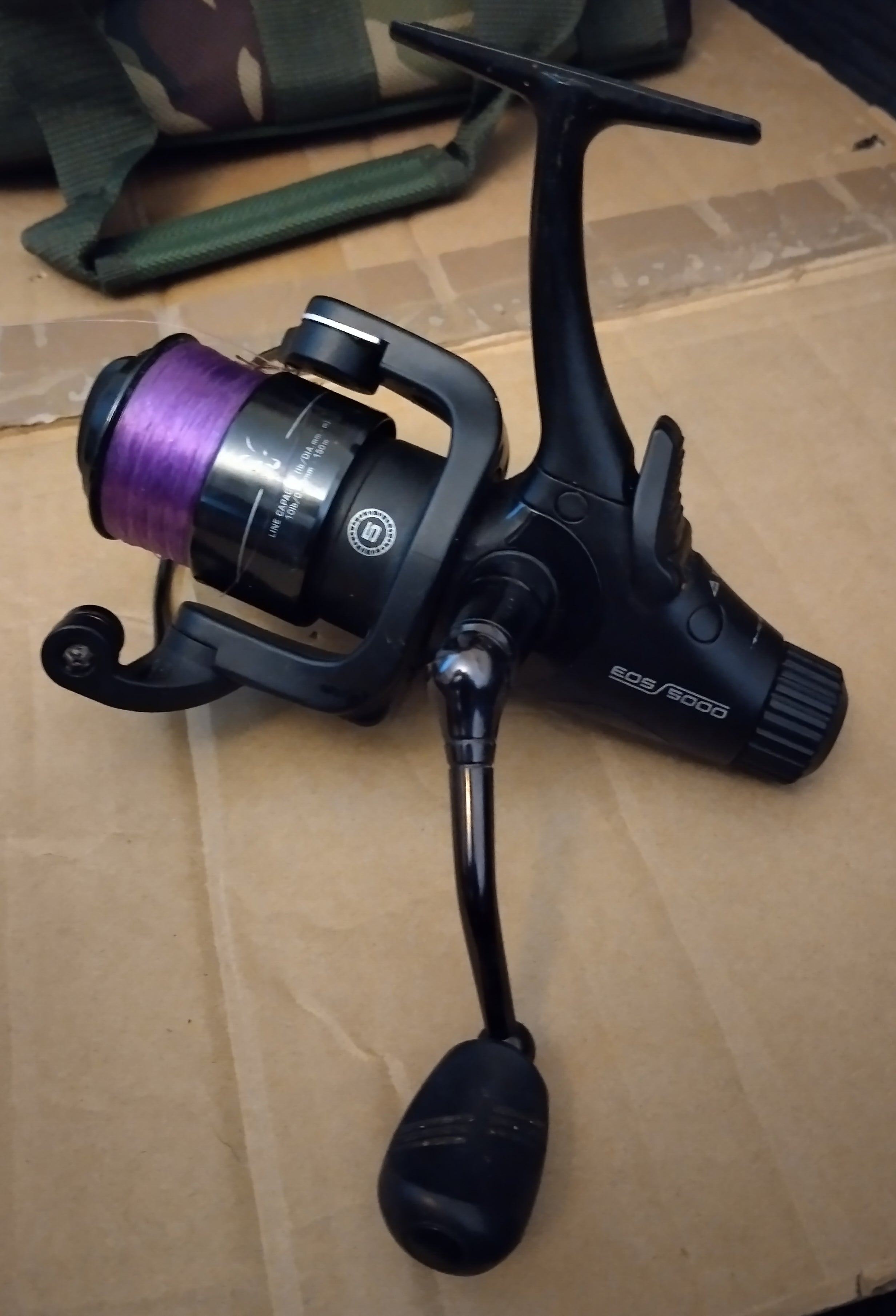 3 x Fox EOS 5000 Reels with TEN Spools - Used, VGC - Carp & Specimen Fishing