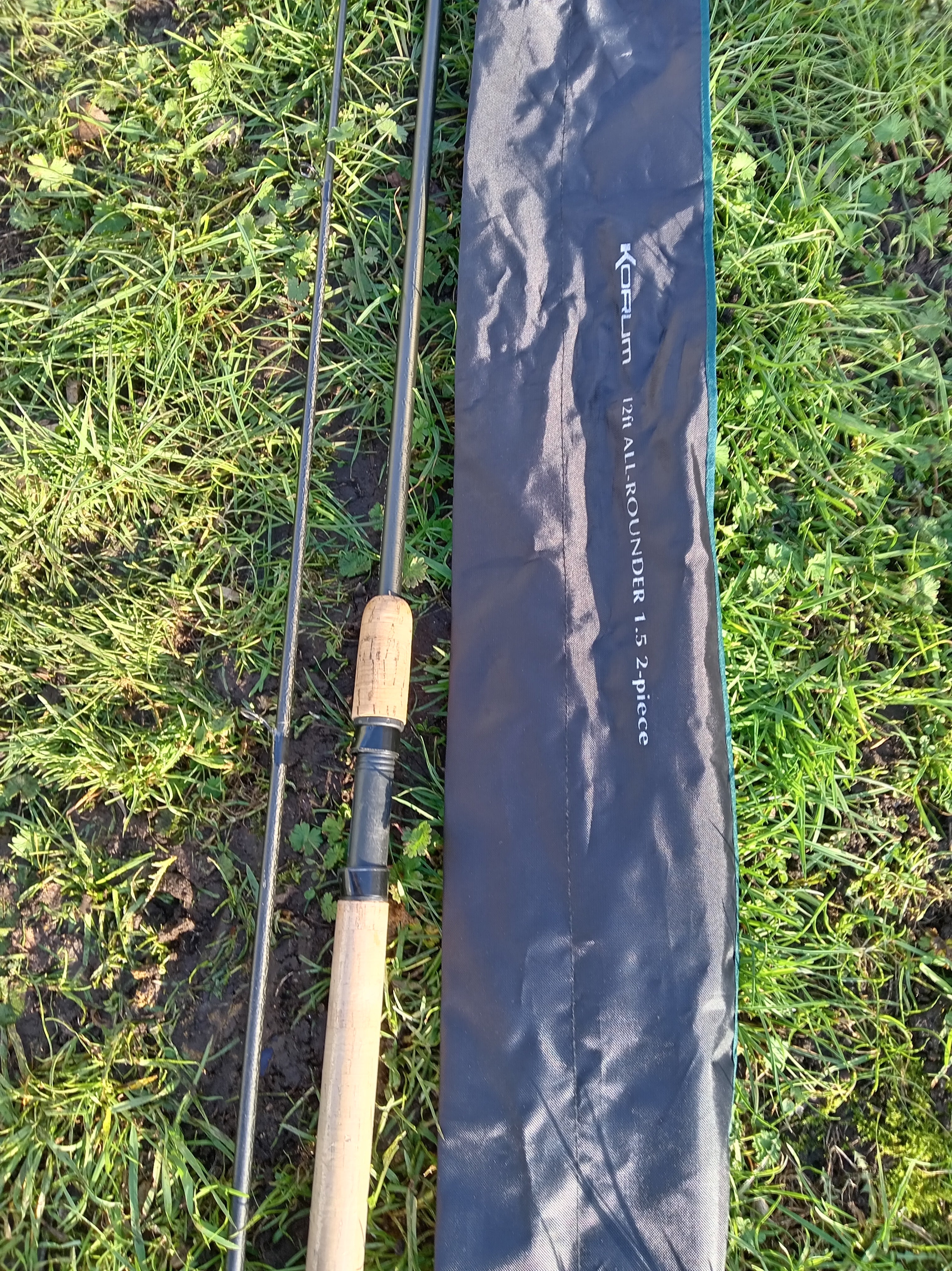 Korum Allrounder Rod 12ft 1.5lb - Specialist Specimen Fishing Rod - Original Bag