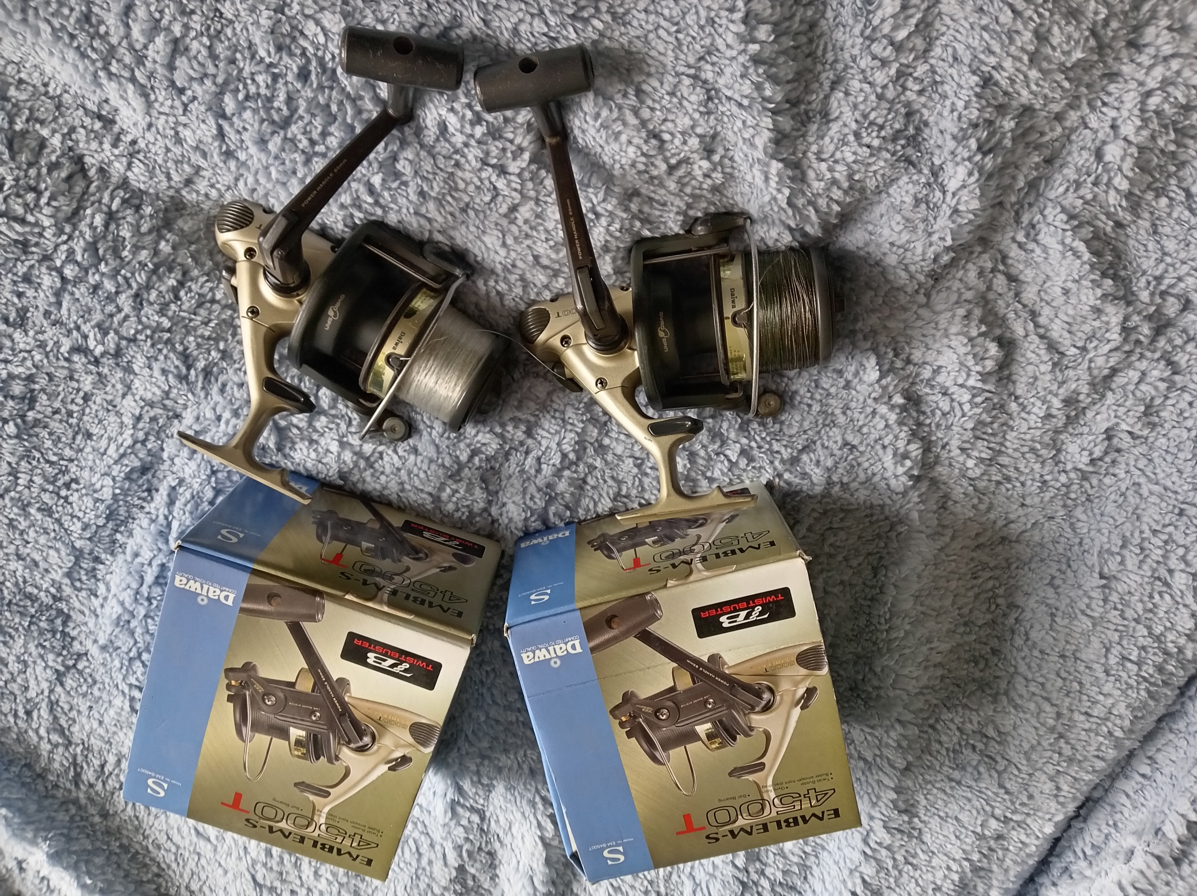 Pair of Daiwa Emblem-S 4500T Reels | Good Used Condition | Fenland Tackle