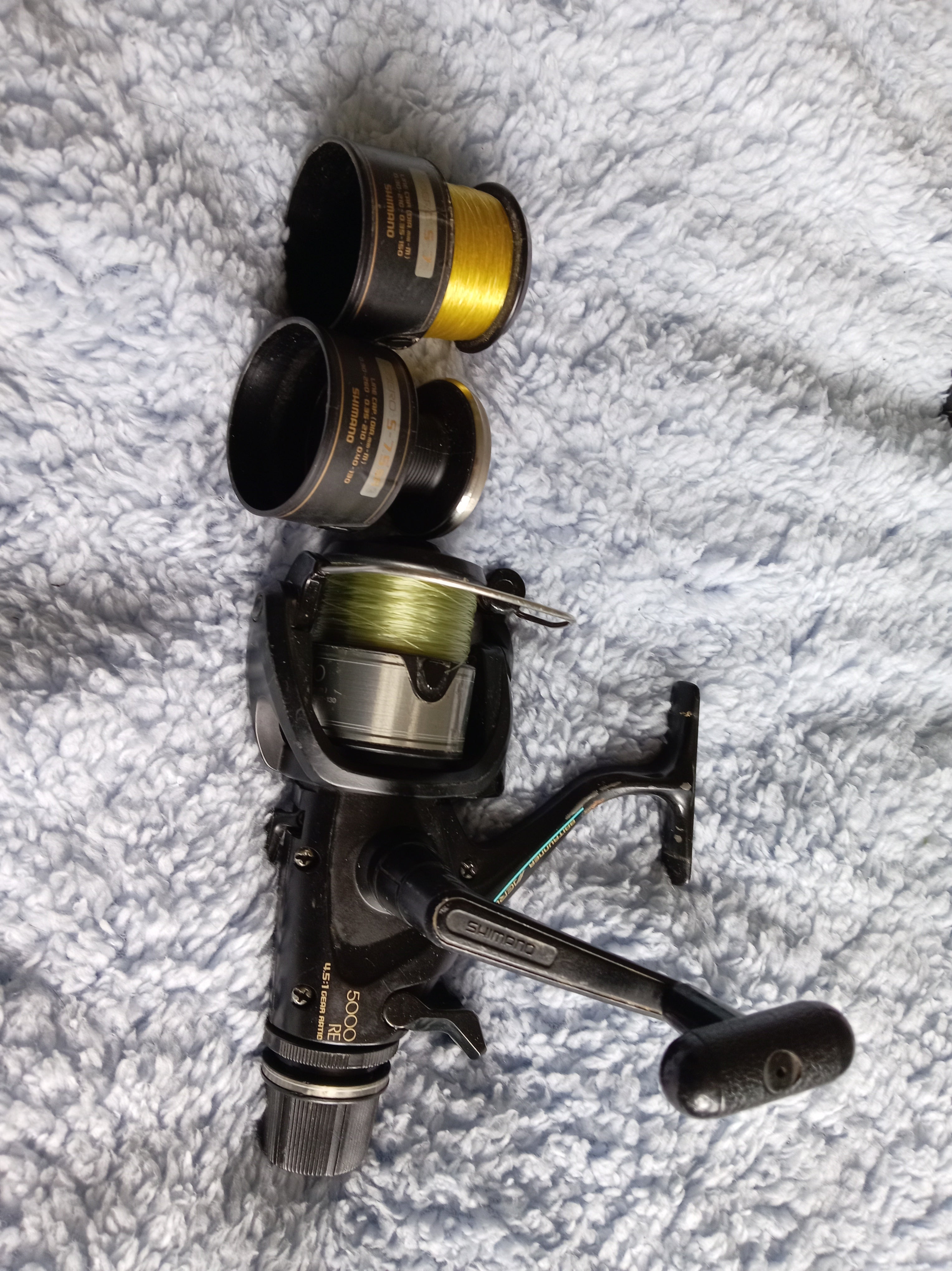 Shimano Aero 5000RE Baitrunner Reel - Used Condition - Includes 2 Spare Spools