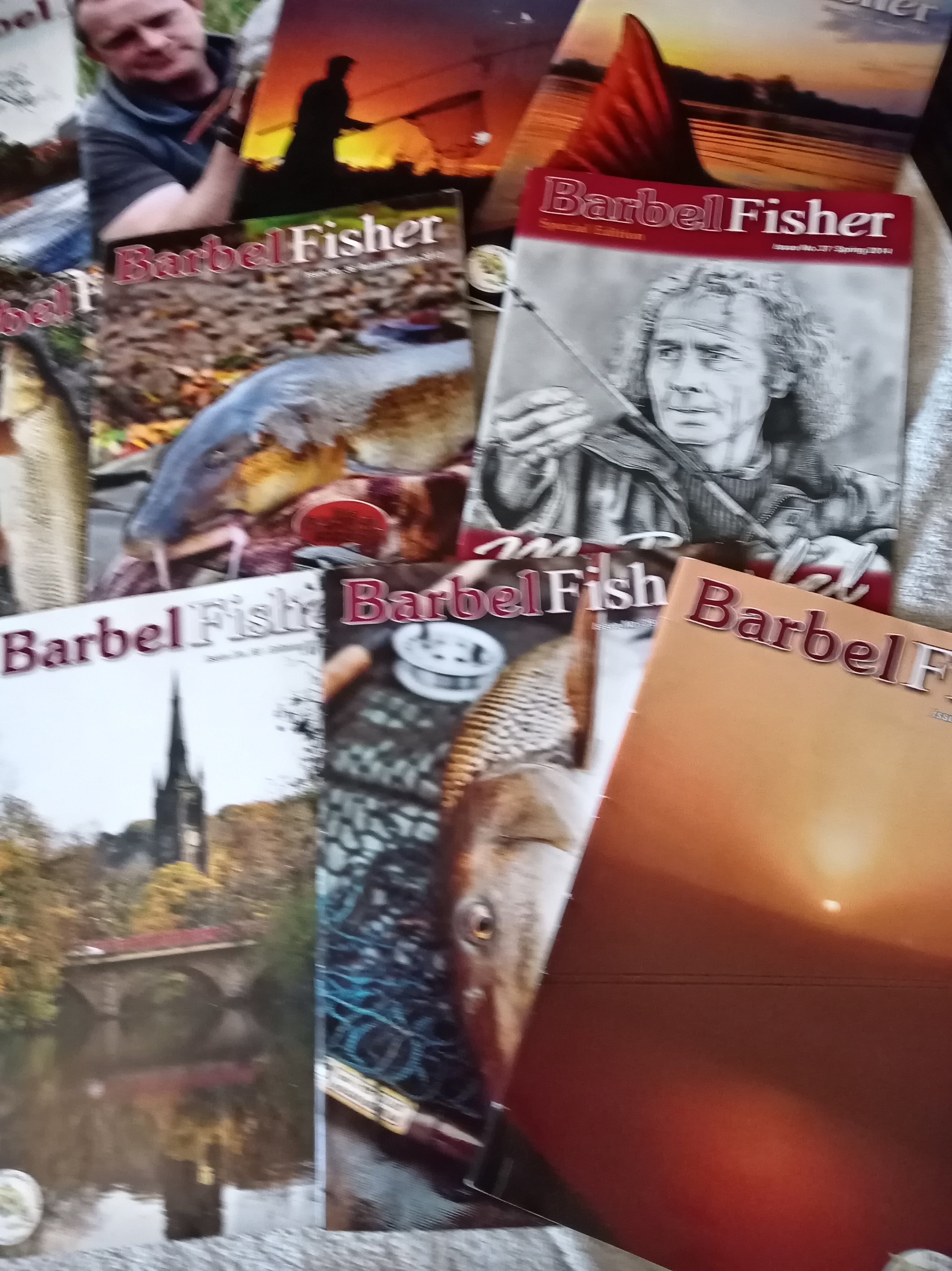 Barbel Fisher Magazine Issues 31-40 - Full Set 10 Issues - 2011 to 2016 - Great Condition