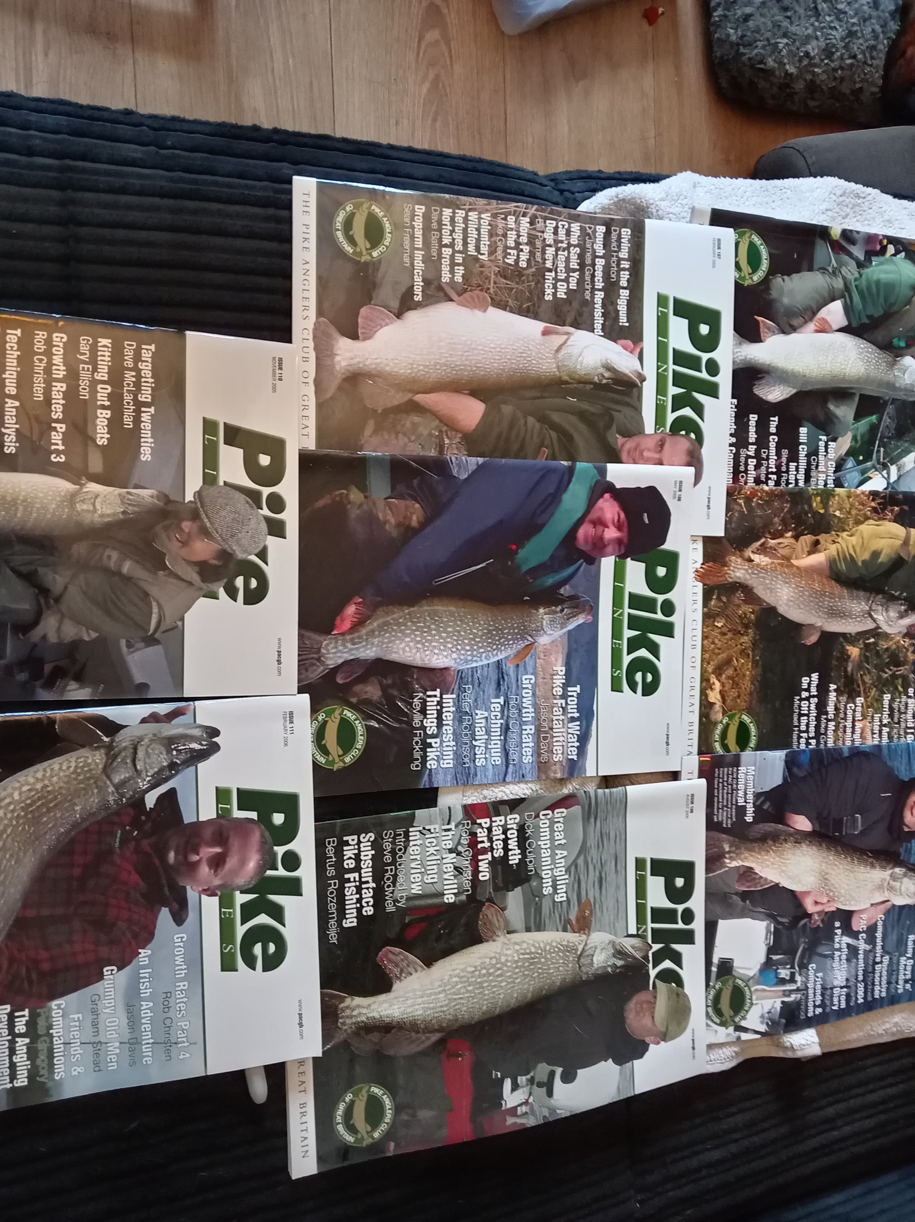 PikeLines Magazine Issues 99-111 - PAC GB Official Journal - 14 Issue Collection