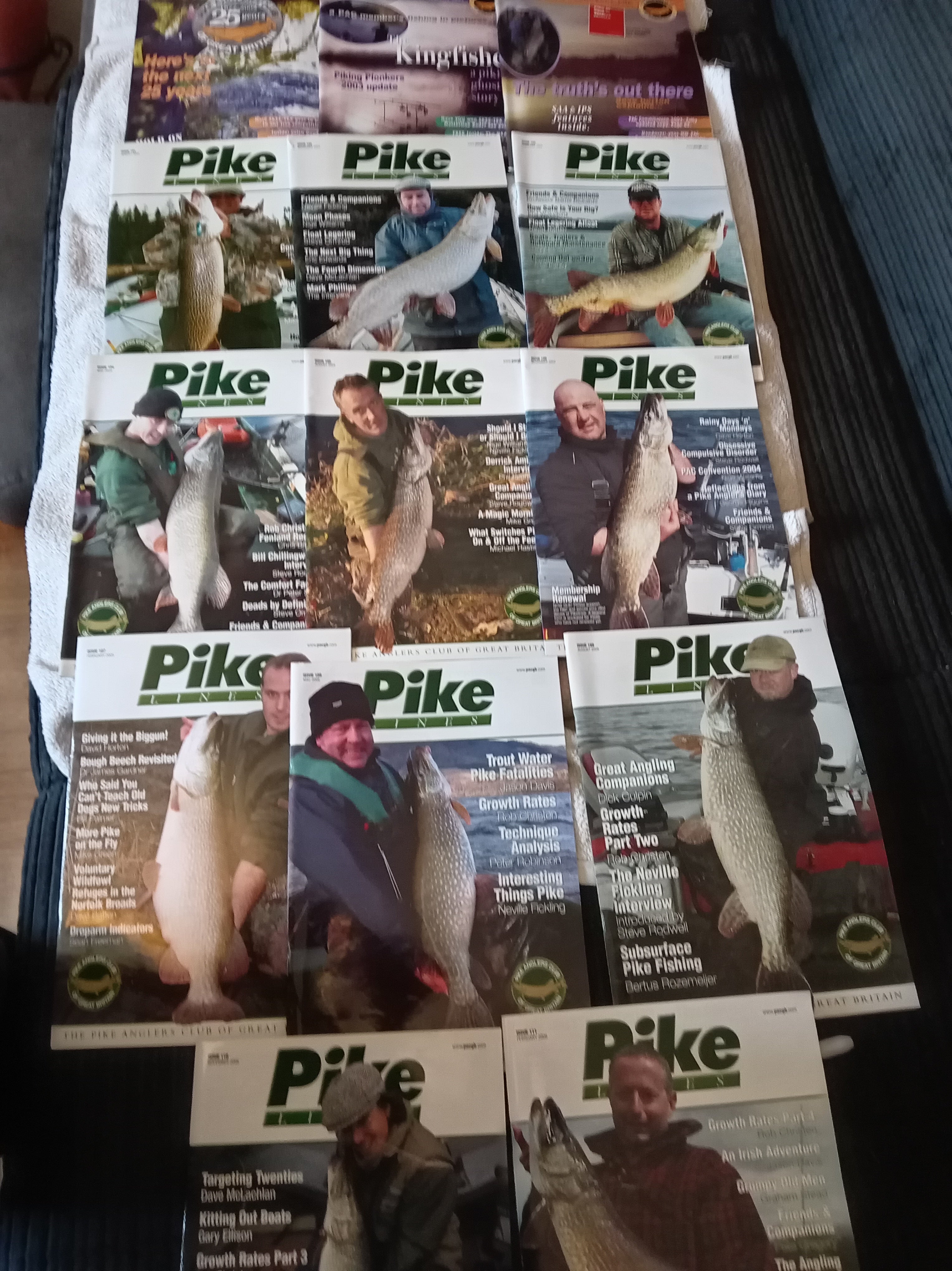 PikeLines Magazine Issues 99-111 - PAC GB Official Journal - 14 Issue Collection