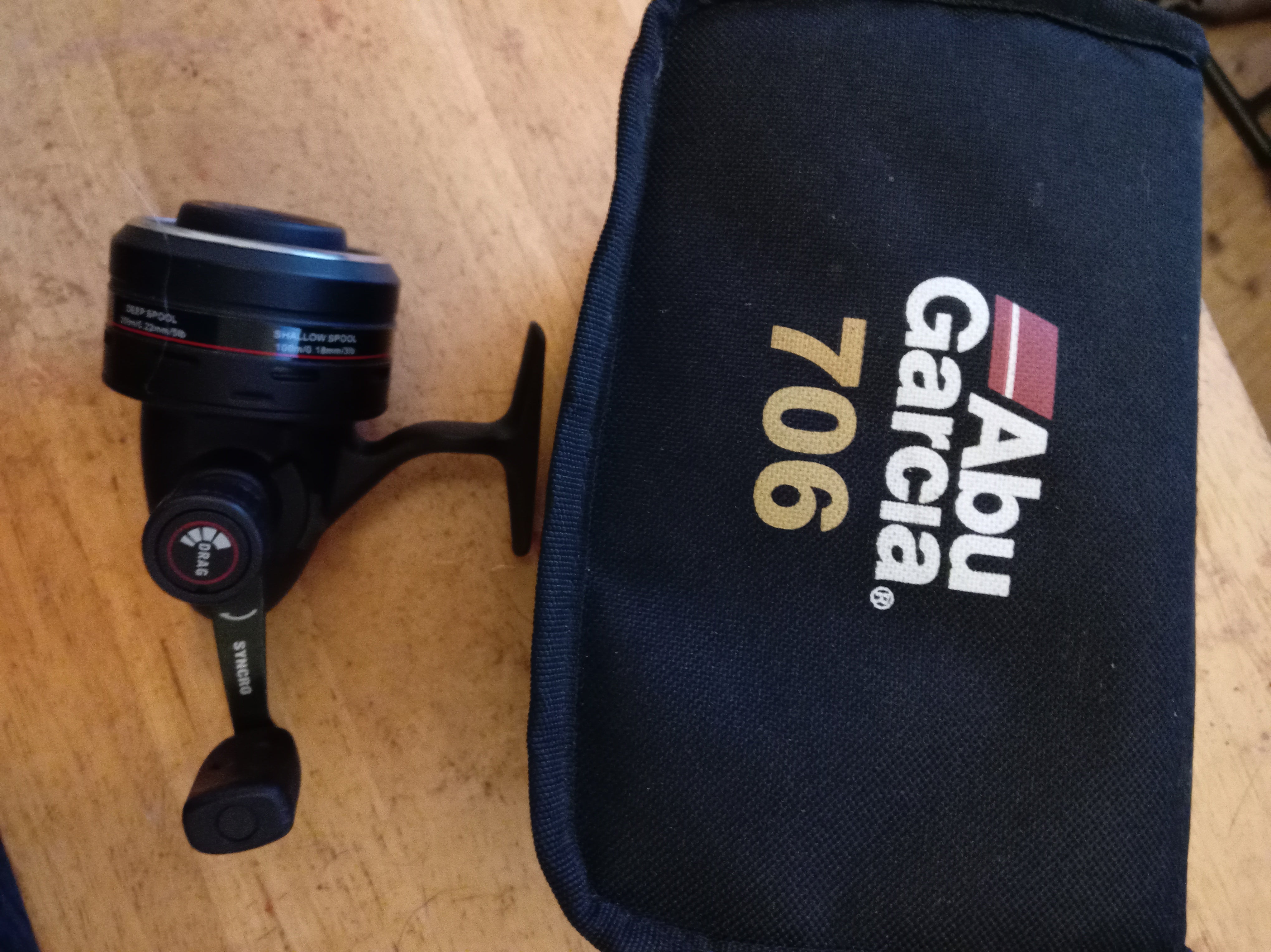 Abu Garcia 706 Closed Face Reel - Inc 2 Spare Spools & Original Case