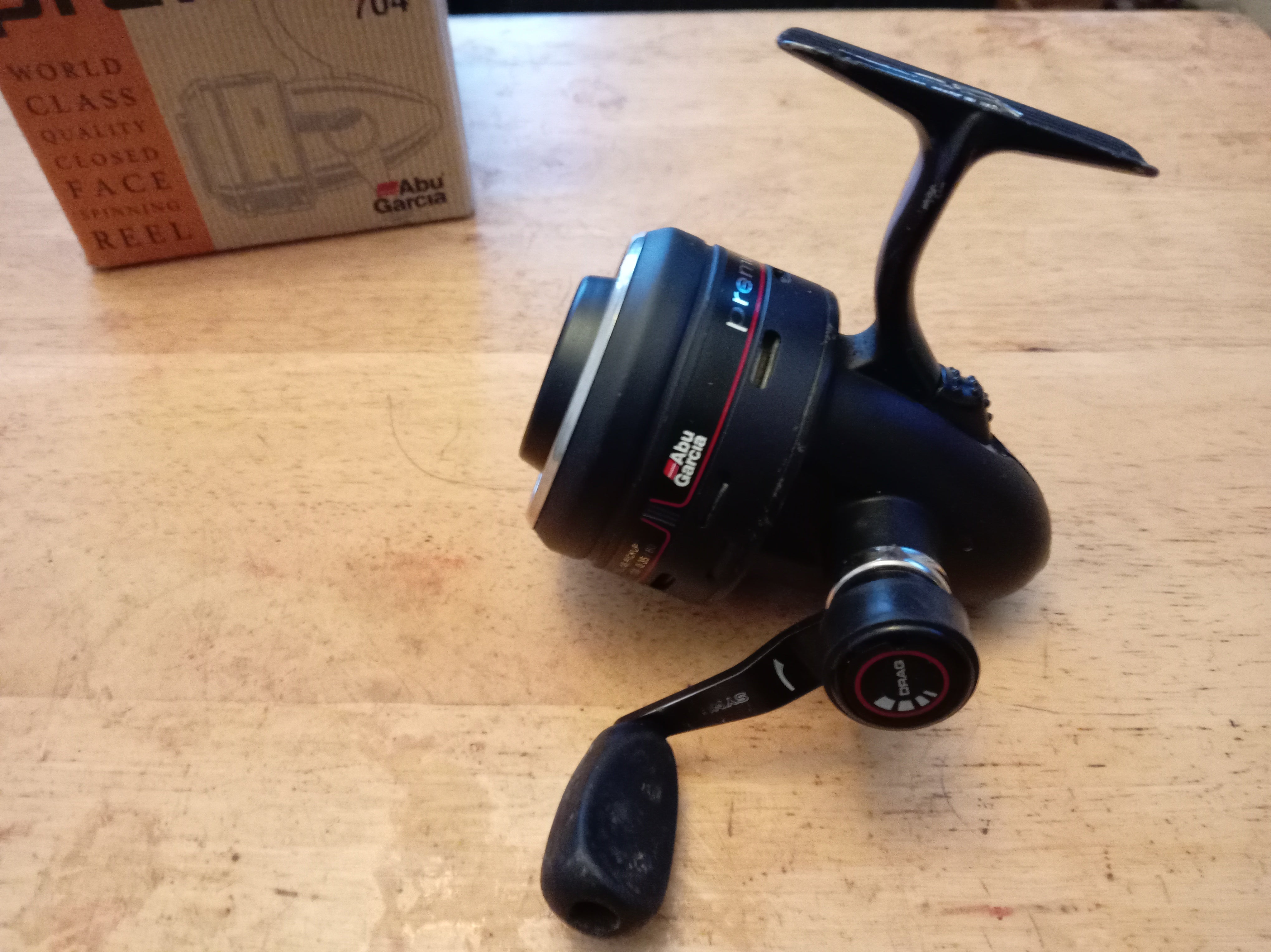 Abu Garcia Premier 704 Closed Face Reel - Original Box - Excellent Trotting Reel