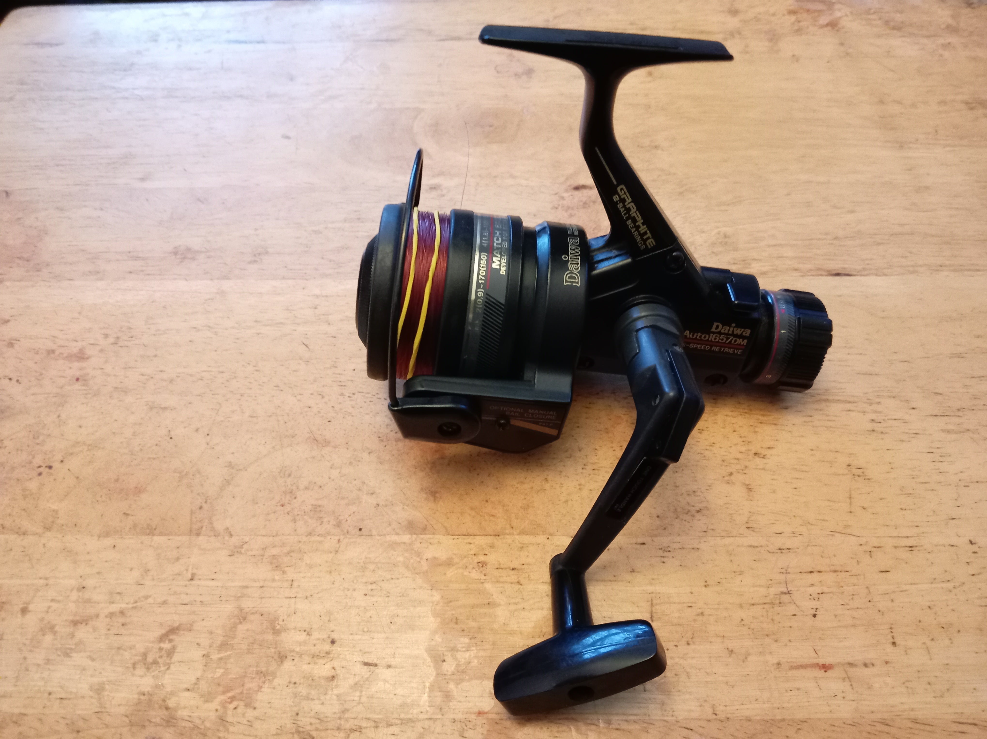 Daiwa Auto 1657M High Speed Rear Drag Reel - Made In Japan - Match Fishing