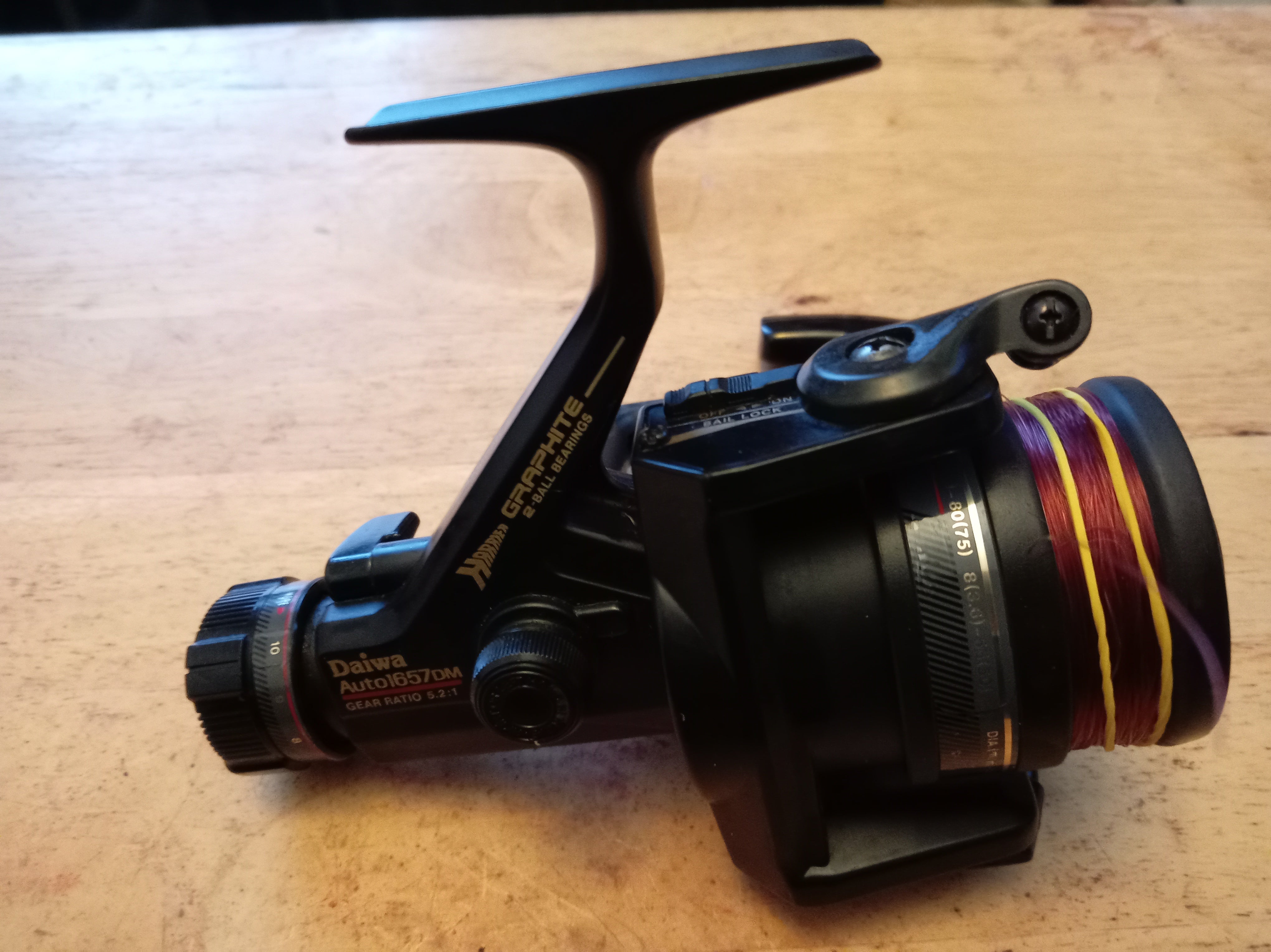 Daiwa Auto 1657M High Speed Rear Drag Reel - Made In Japan - Match Fishing