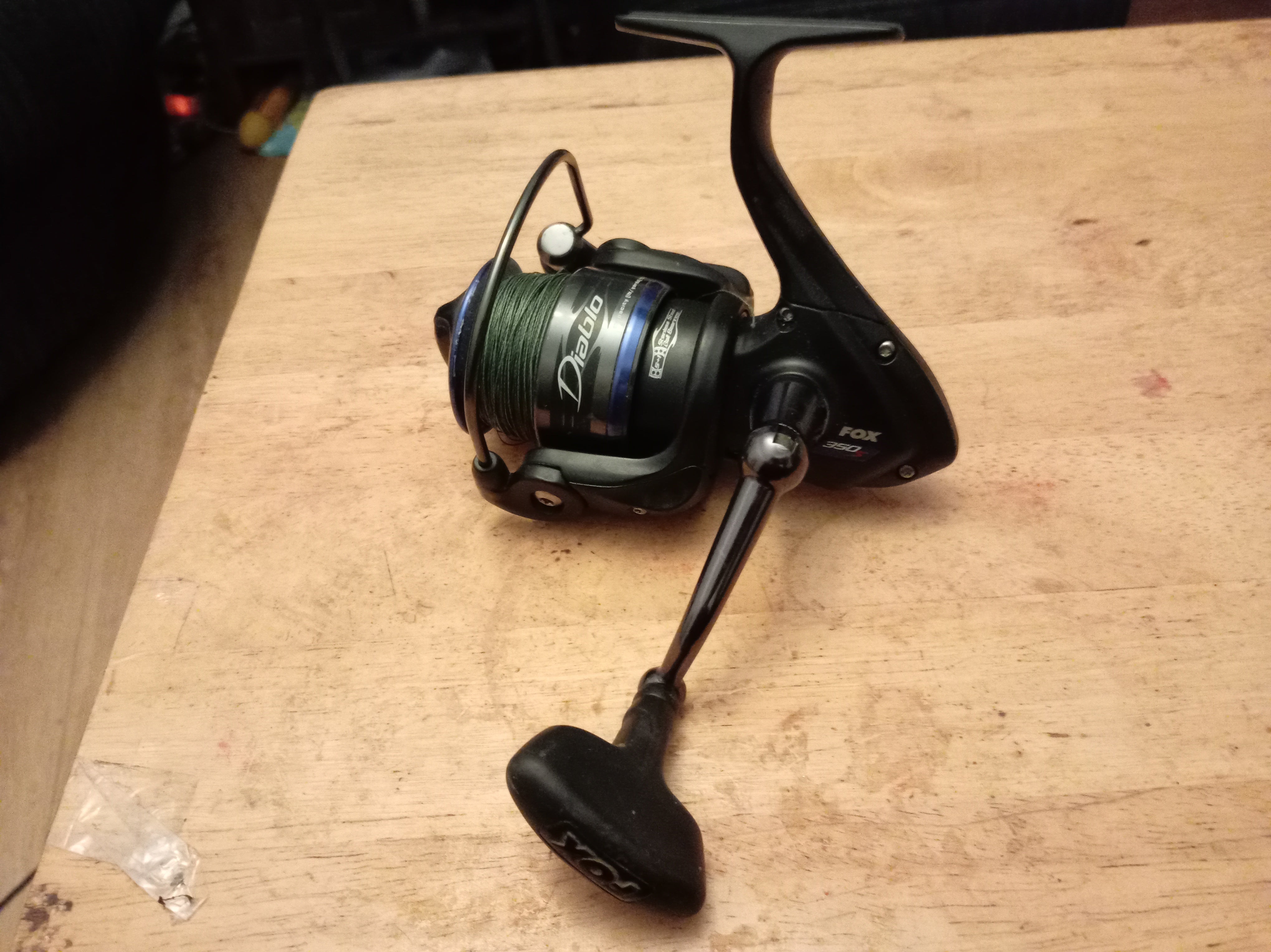 Fox Diablo 350S Spinning Reel - CDT Carbon Drag - Saltwater Safe - Excellent Cond