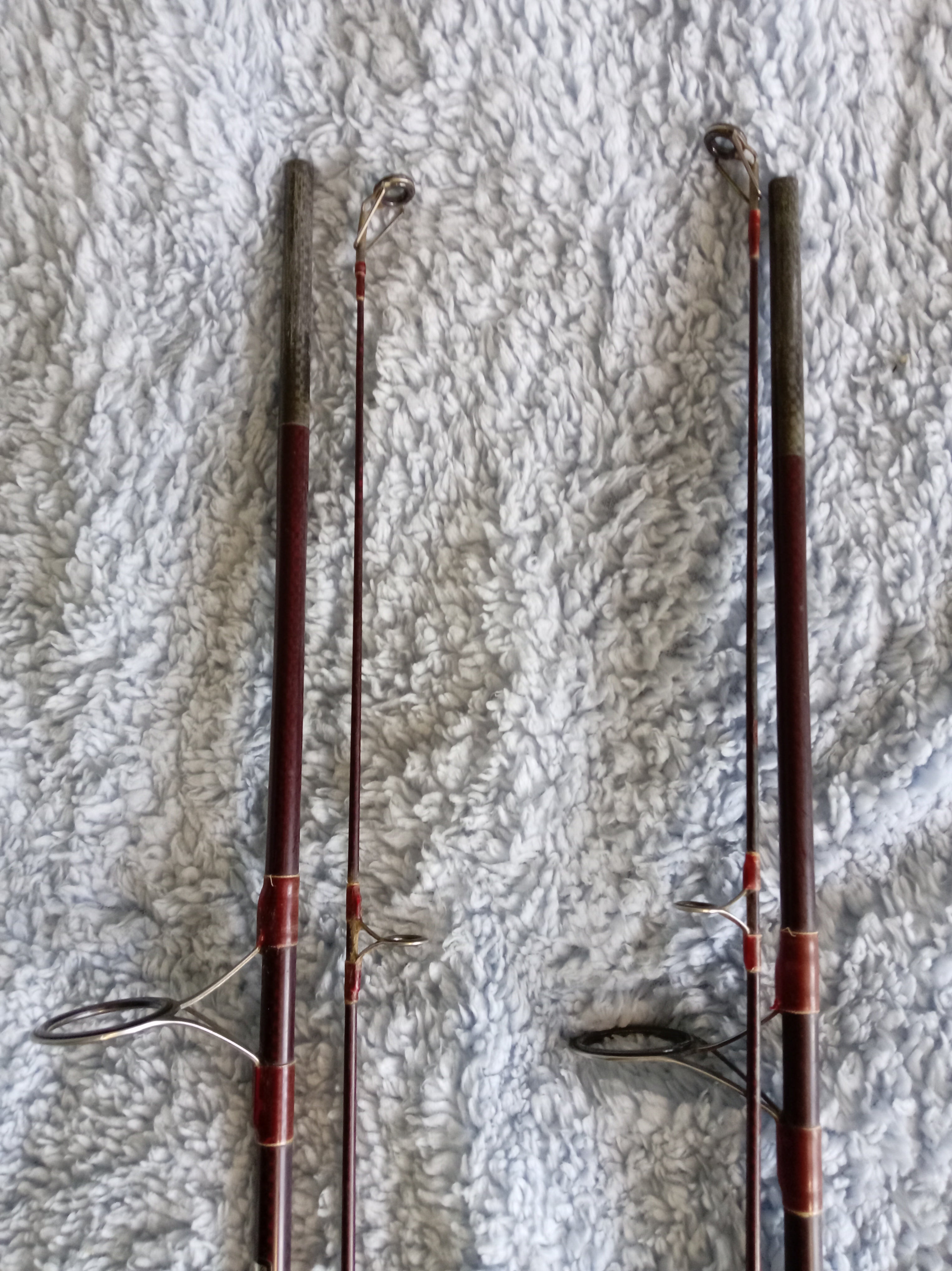 Pair of Simpson's of Turnford Slim Jim Ranger 12ft 12’ 2.75lb Carp Rods + Spare