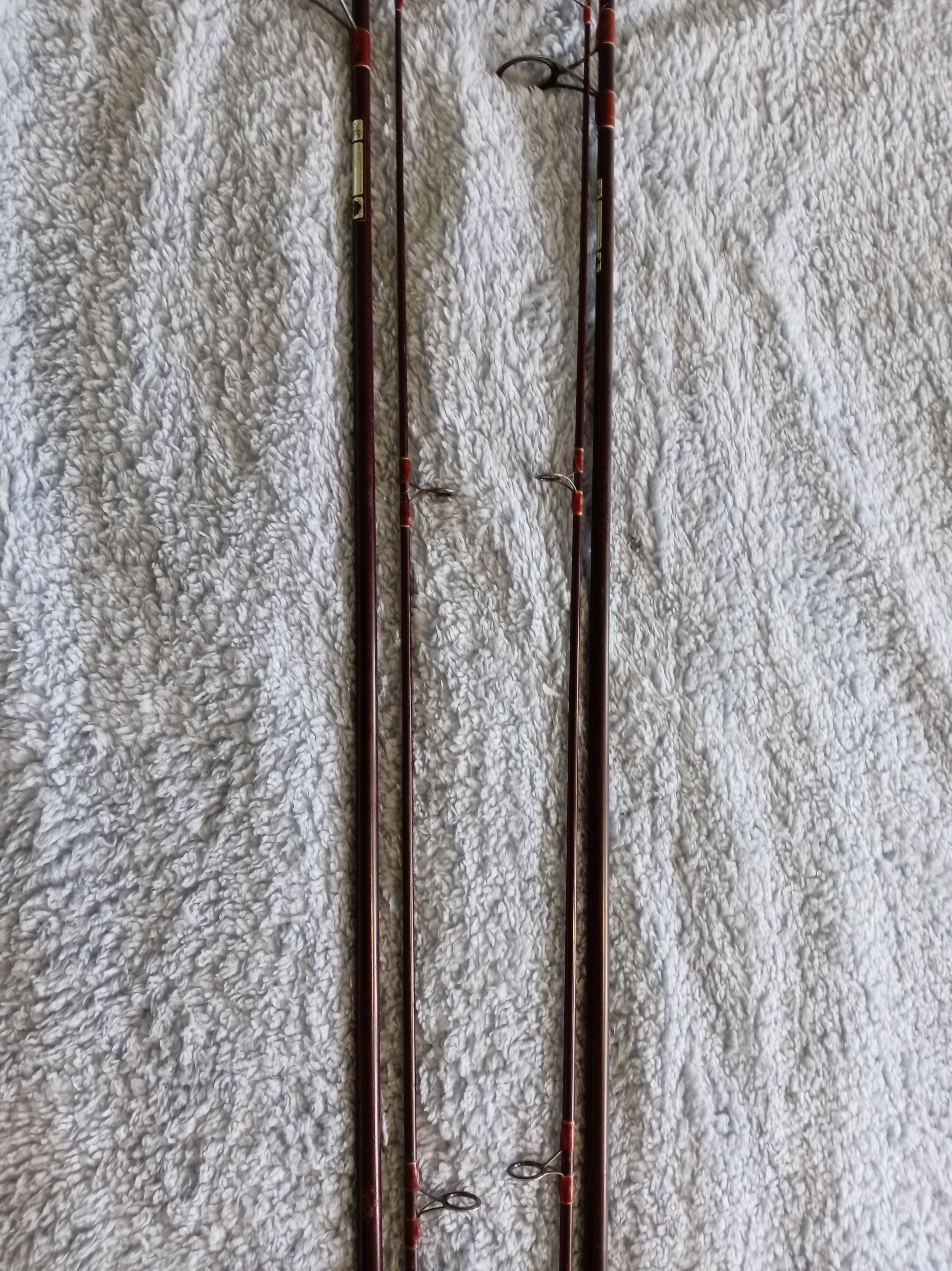 Pair of Simpson's of Turnford Slim Jim Ranger 12ft 12’ 2.75lb Carp Rods + Spare