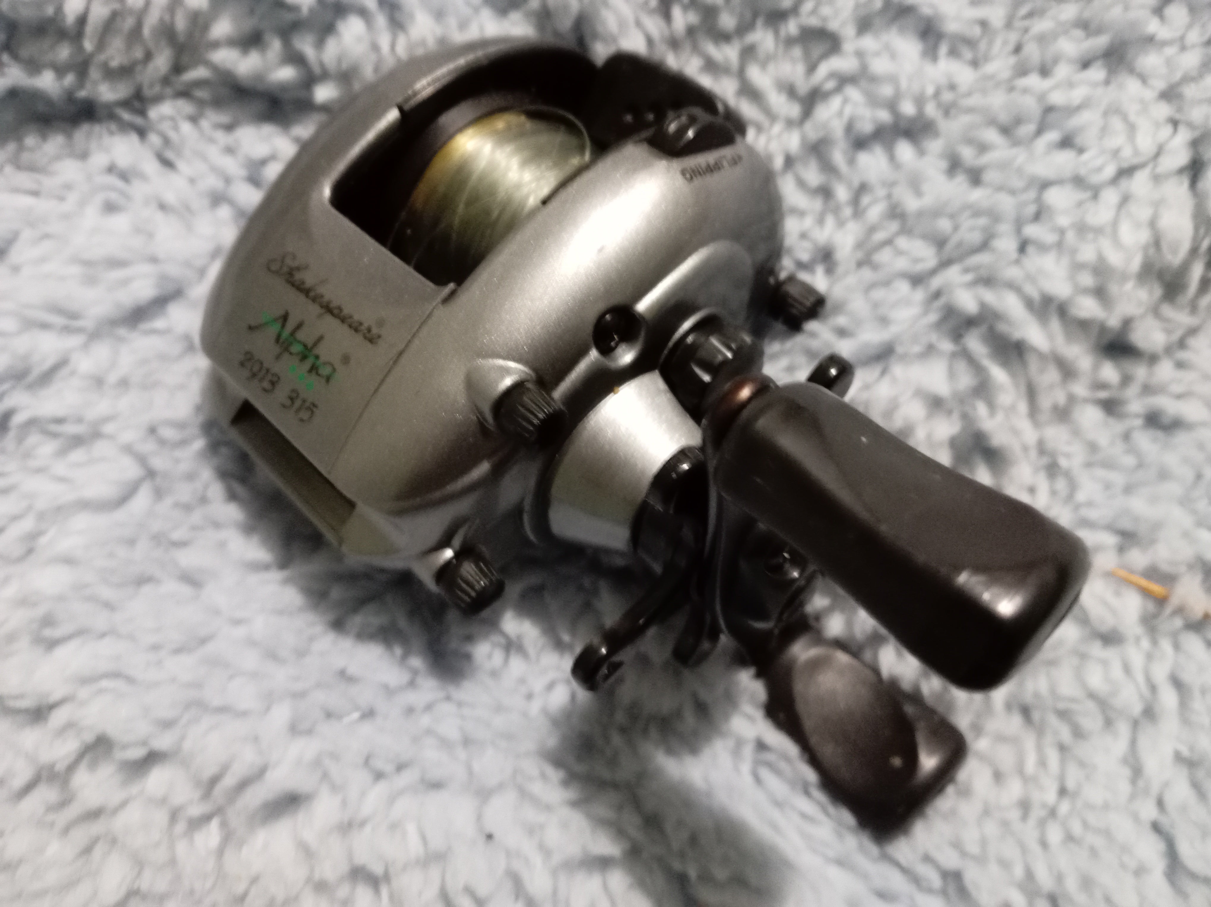 Shakespeare Alpha 2913 315 Baitcaster Reel - Retro Lure Fishing - Good Condition