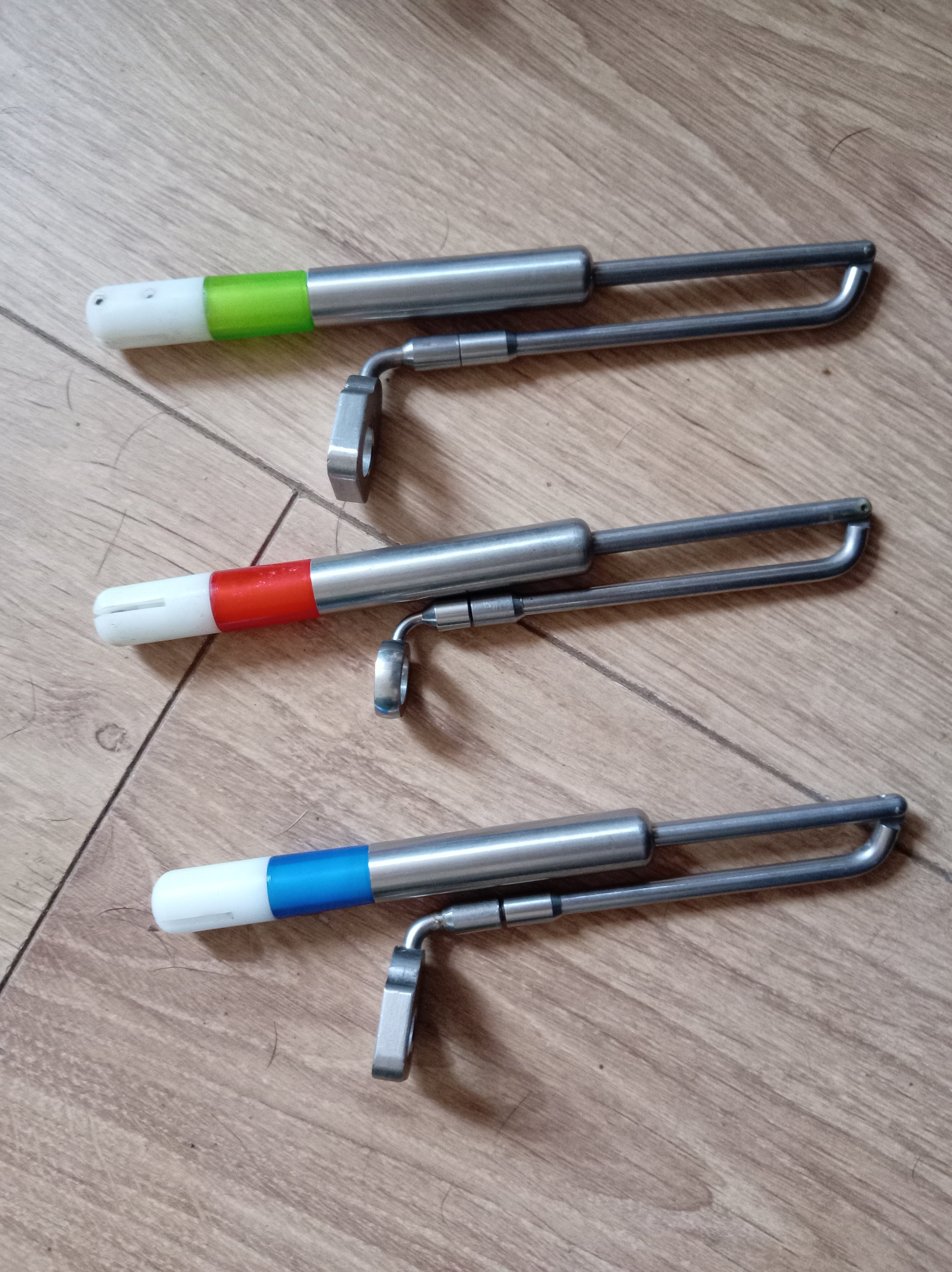 MCF Rattler Bite Indicators - Set of 3 (Red, Blue, Green) - Boxed - Cult Carp Tackle