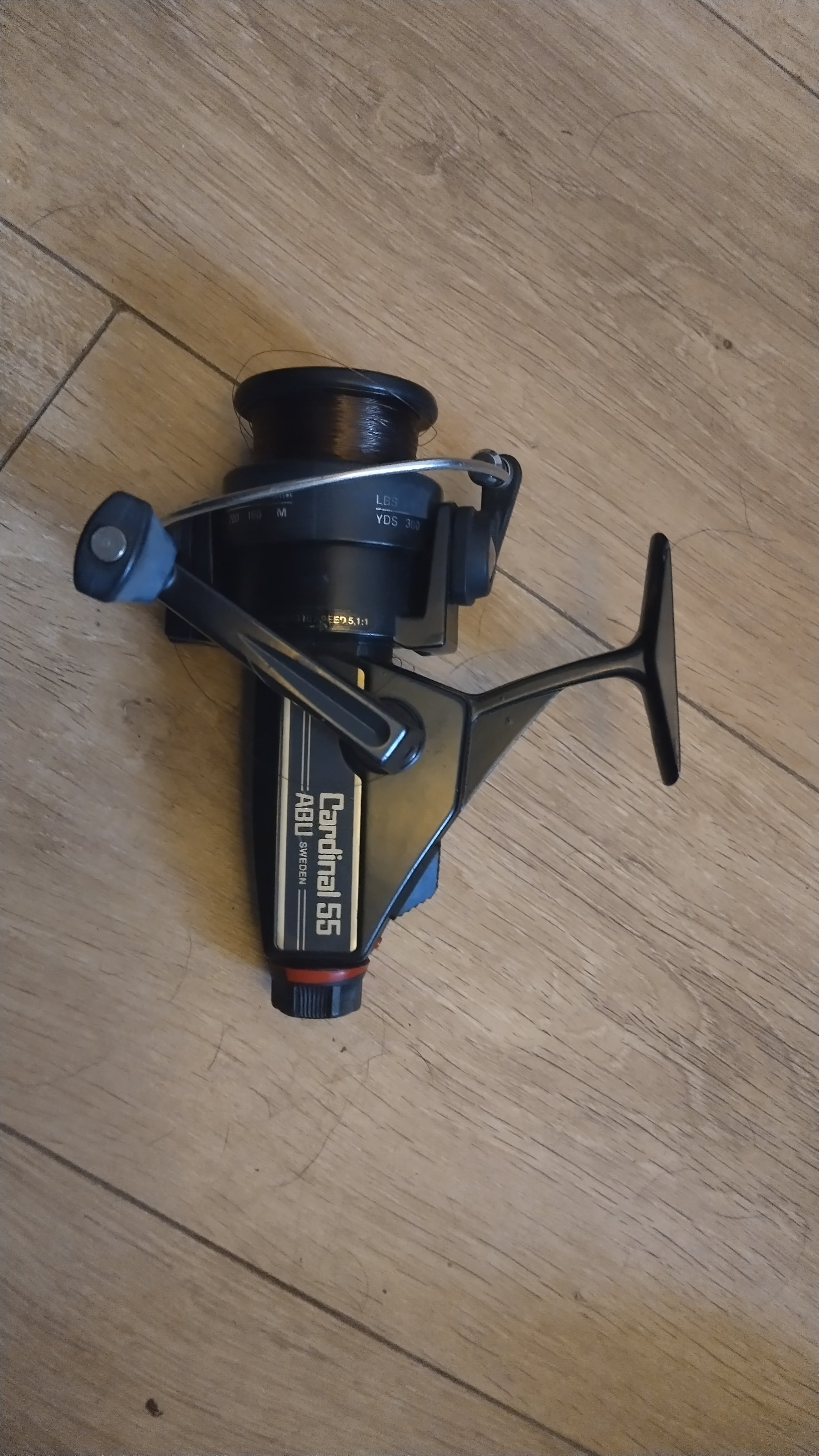 VINTAGE Abu Garcia Cardinal 55 Spinning Reel - Made in Sweden - Superb Condition + Spare Spool