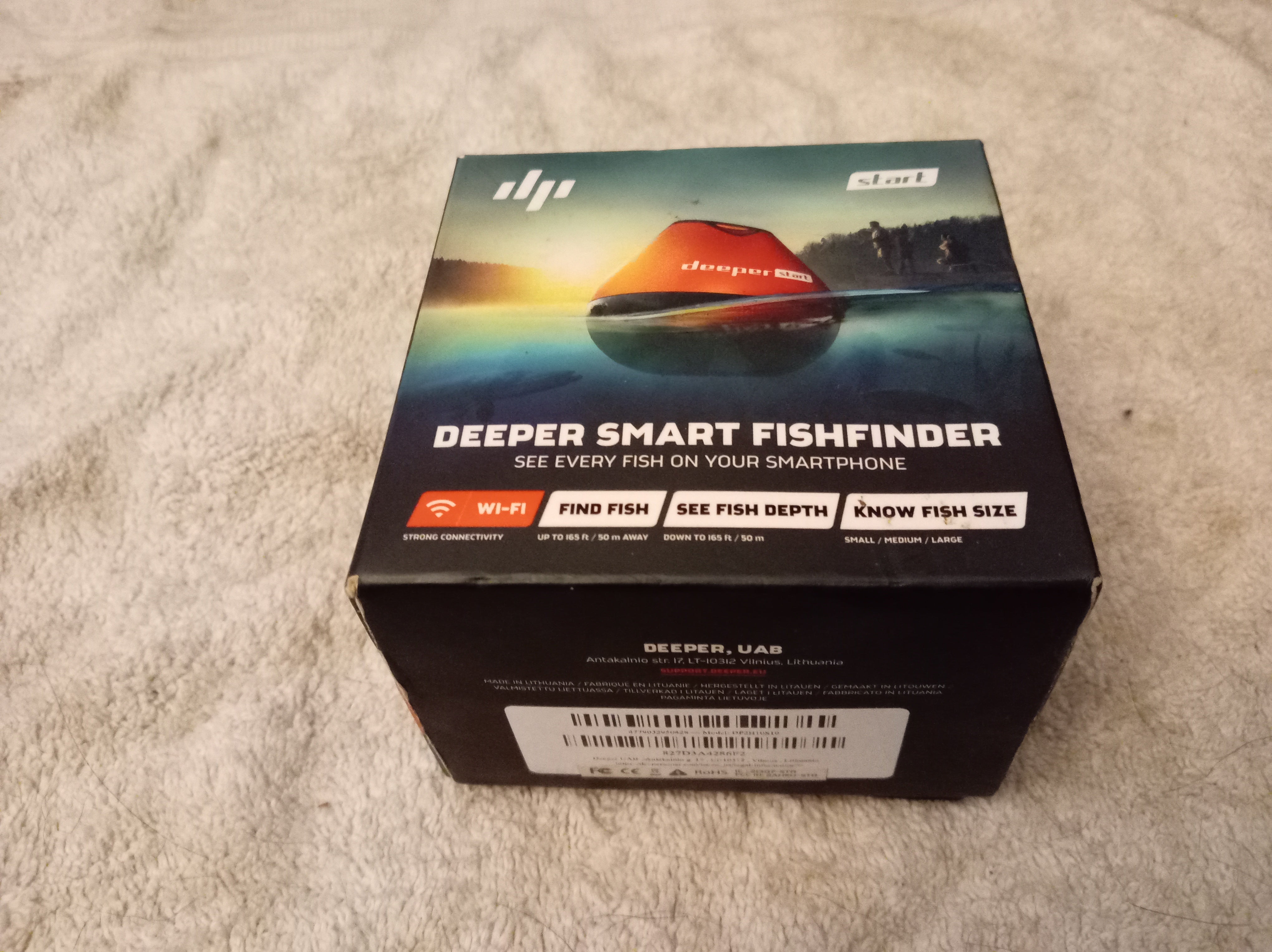 Deeper Smart Fish Finder Wireless Castable Sonar | VGC