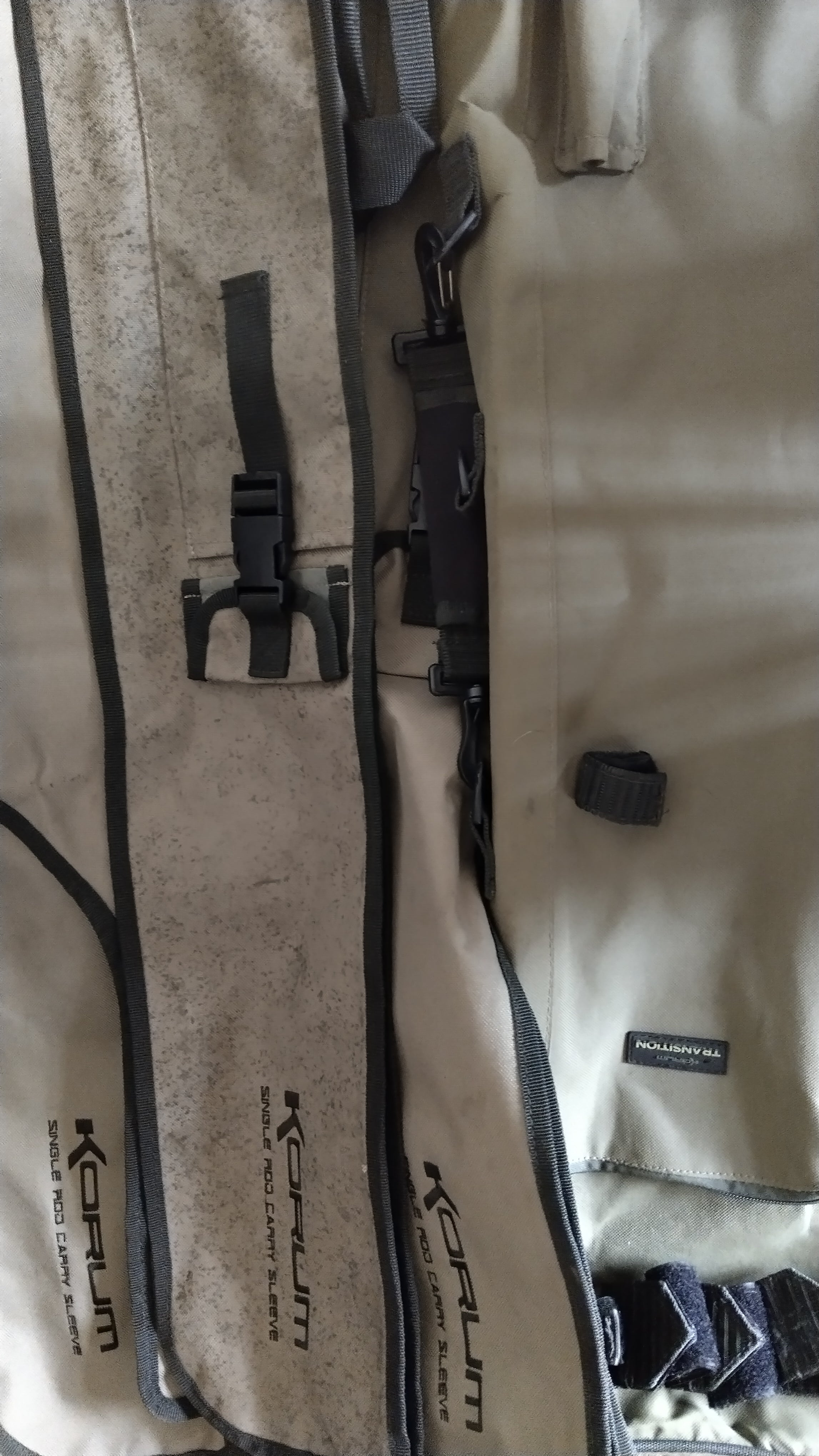 Korum Transition 3 Rod Quiver & 3x Korum Rod Sleeves | Specimen Carp Luggage