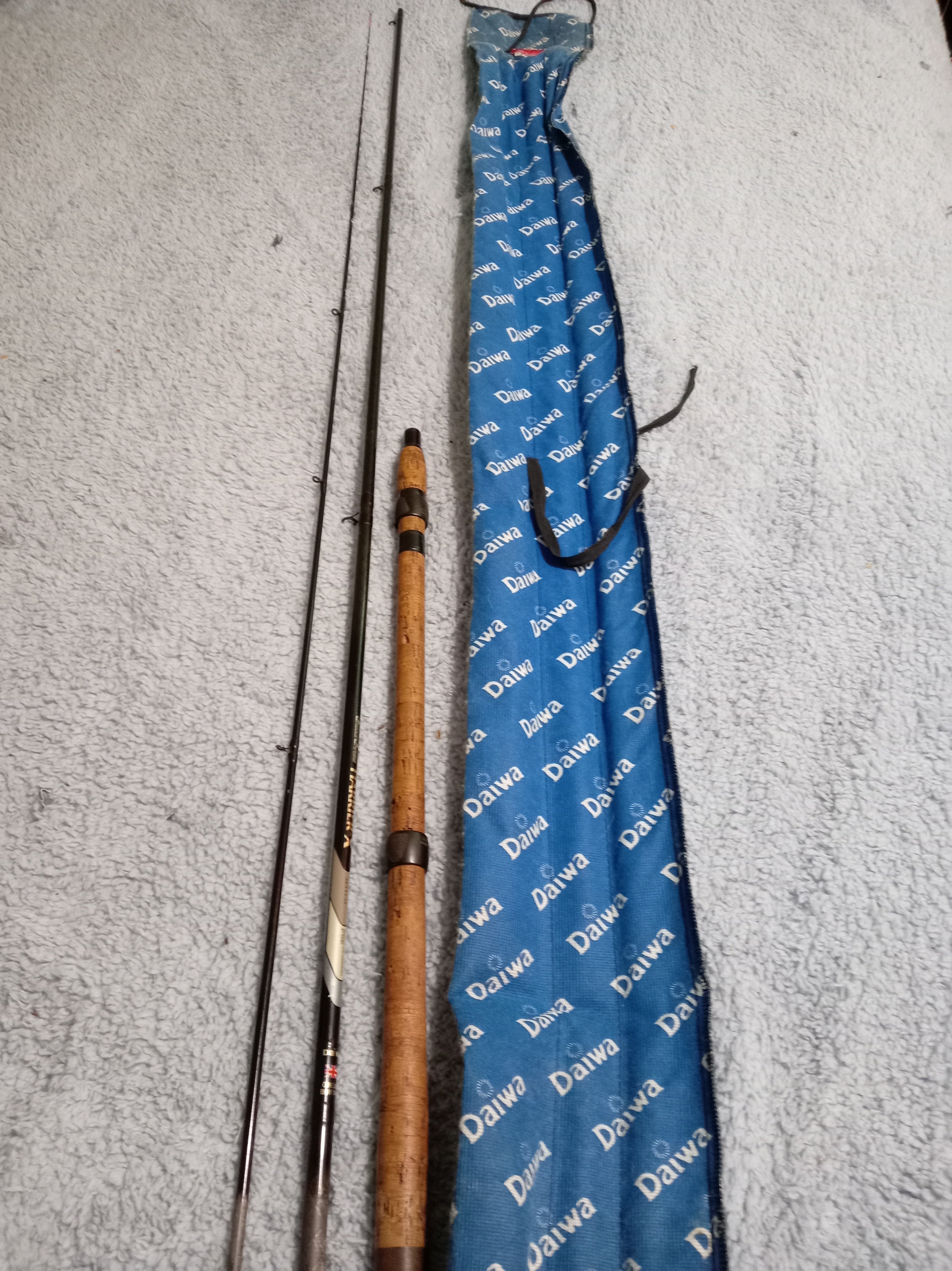 Daiwa Harrier-X Match 11ft Quiver Rod - UK Made - 11’ Ledgering Rod + Bag