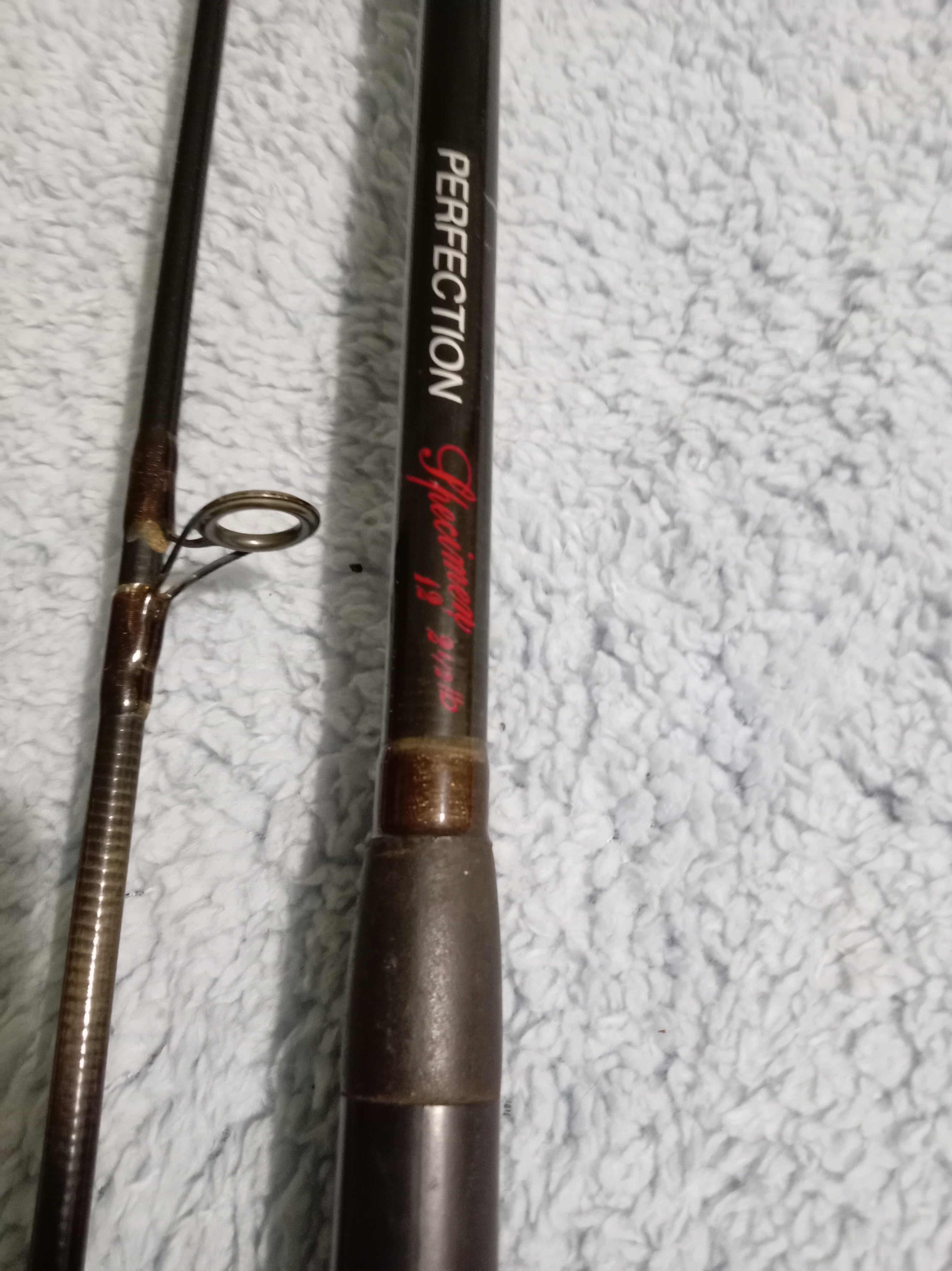 1of 2 Shimano Perfection 12ft 2.5lb Specimen Carp Barbel Rods - 1990s Classic