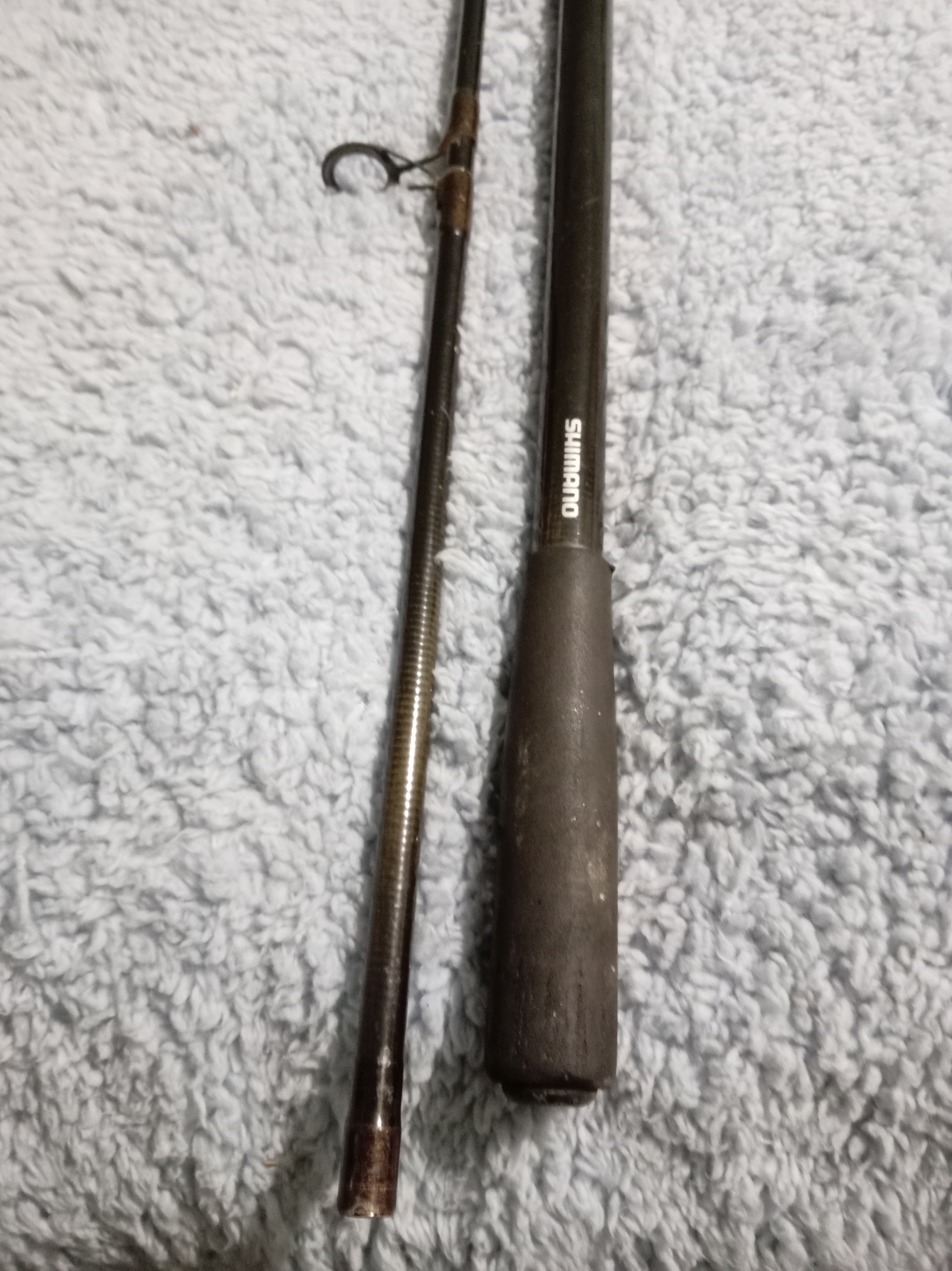 1of 2 Shimano Perfection 12ft 2.5lb Specimen Carp Barbel Rods - 1990s Classic
