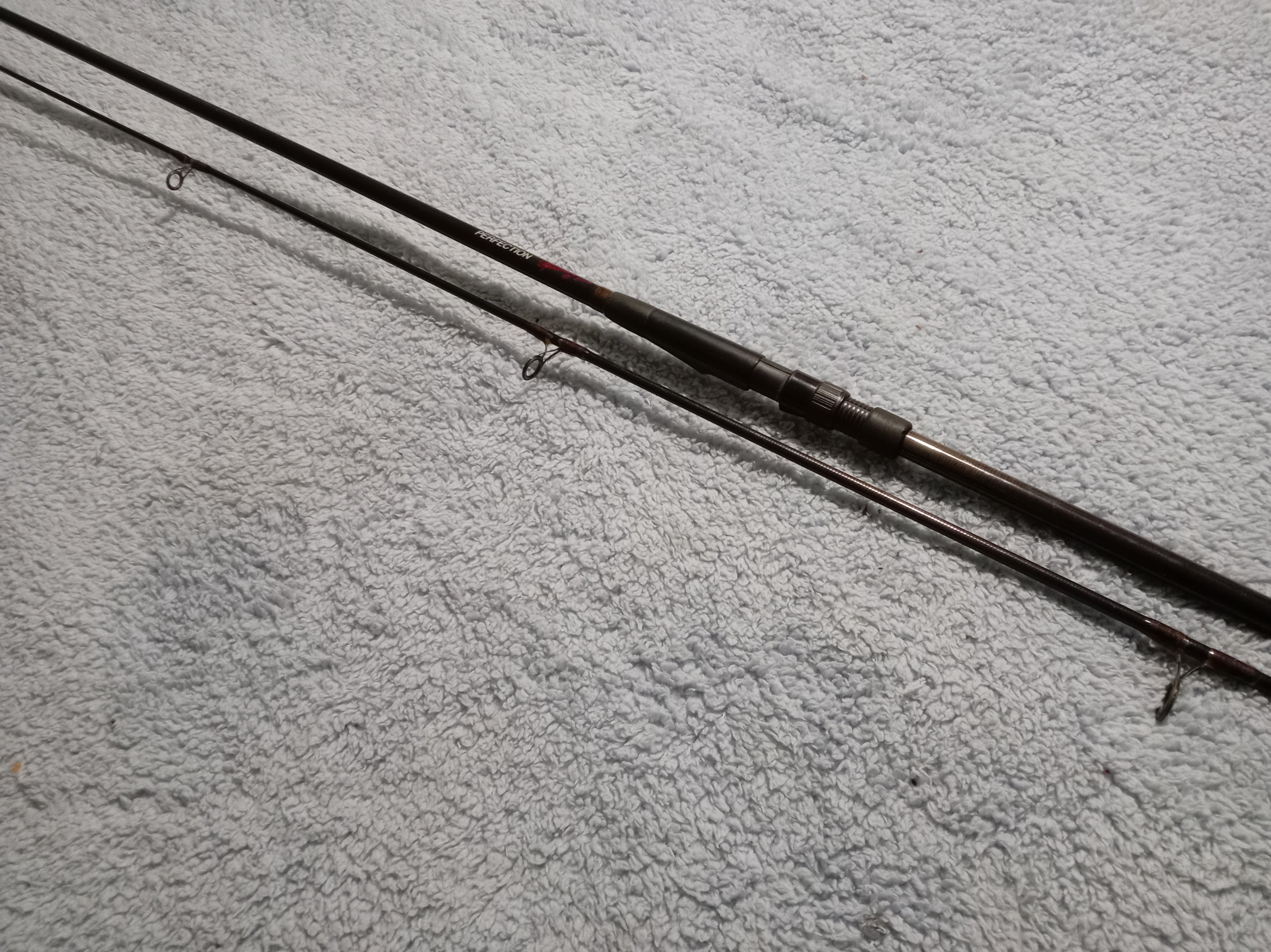 1of 2 Shimano Perfection 12ft 2.5lb Specimen Carp Barbel Rods - 1990s Classic