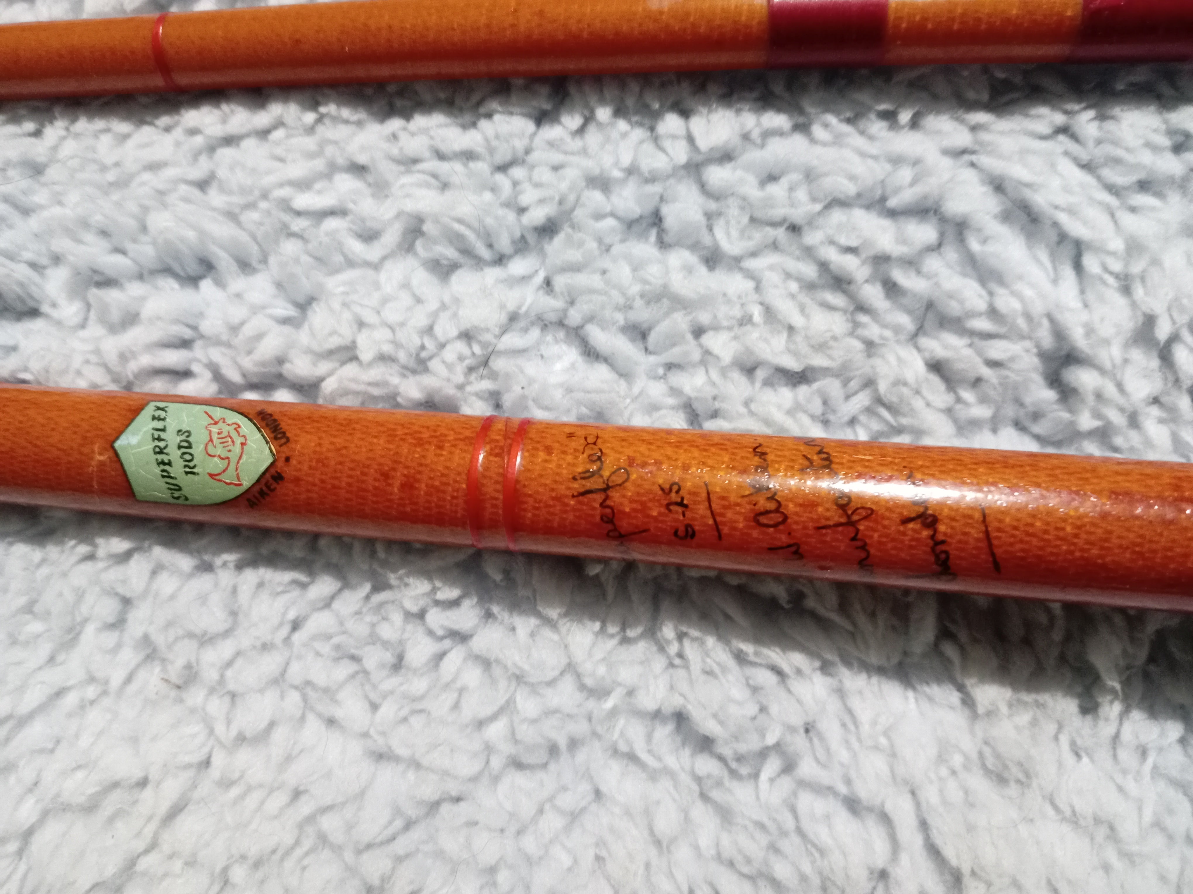 HW Aiken Superflex 5-25 Fishing Rod | London Made | Rare Vintage Condition